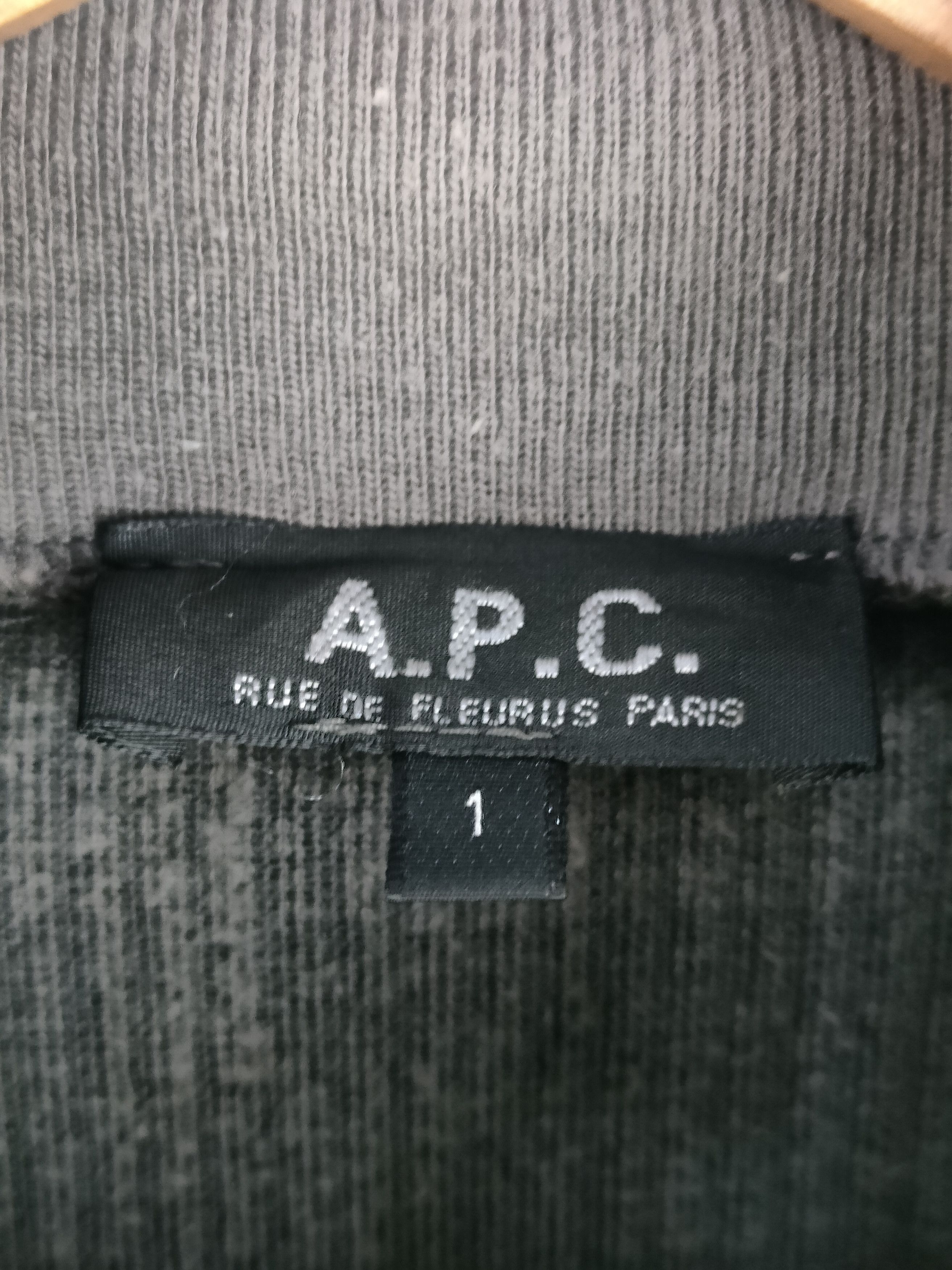 A.P.C. × Vintage Vintage A.P.C Zipper Jacket Custom Pocket Size US S / EU 44-46 / 1 - 4 Thumbnail