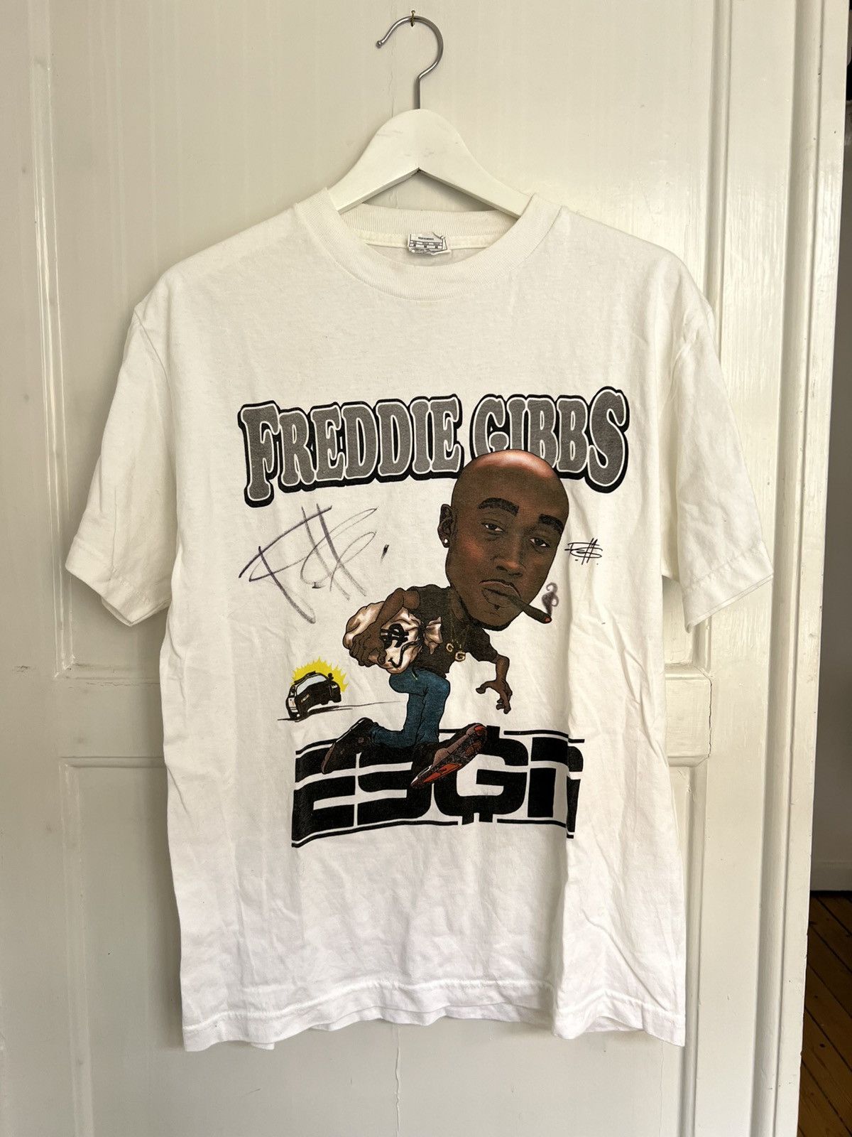 Other Signed Freddie Gibbs ESGN T-shirt Size US M / EU 48-50 / 2 - 1 Thumbnail