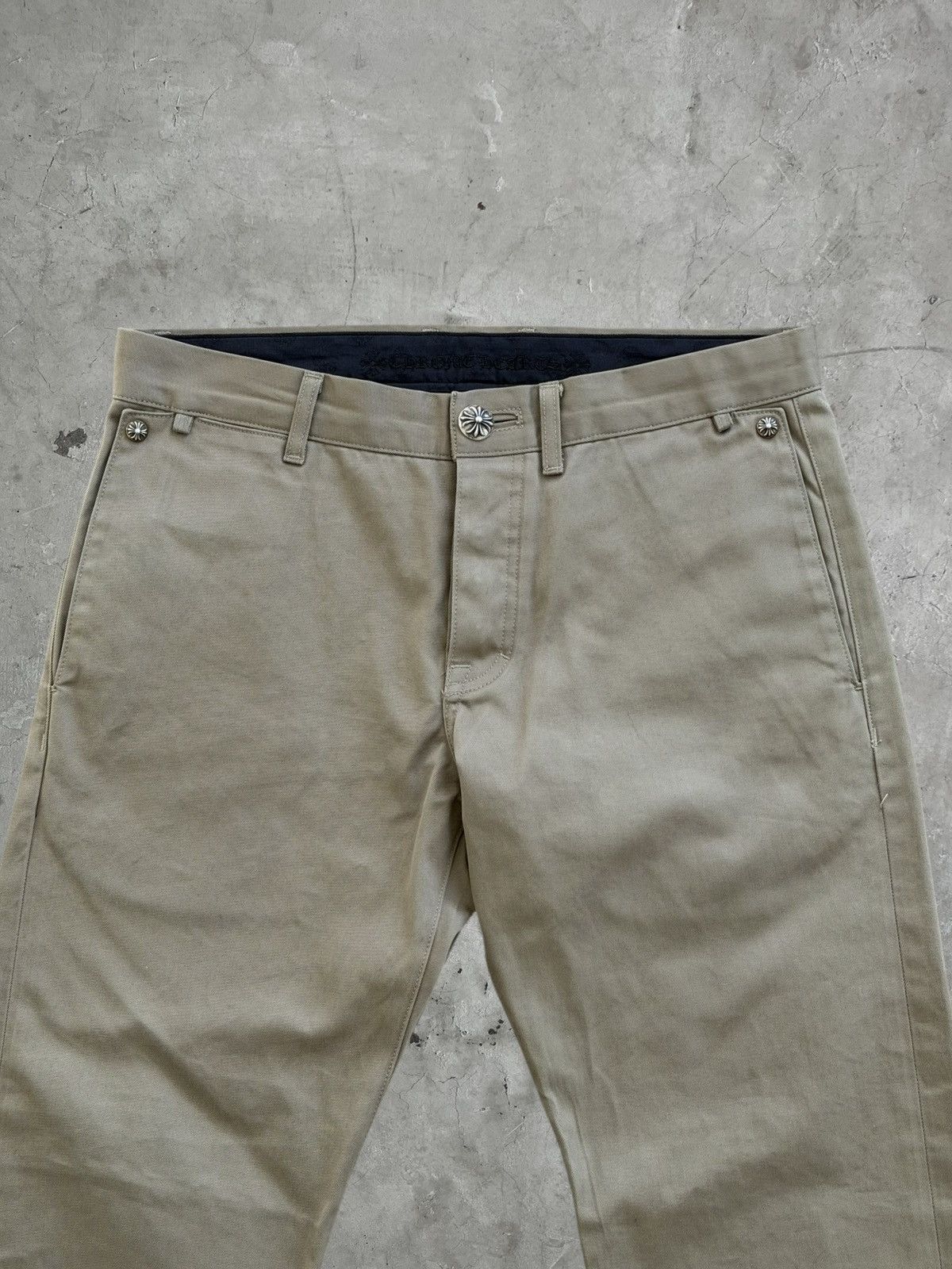 Chrome Hearts Chrome Hearts Khaki Chino Pants Size US 34 / EU 50 - 4 Thumbnail