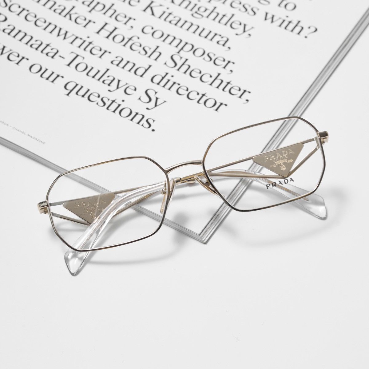 Prada PRADA 0PR A53V ZVN1O1 GLASSES Size ONE SIZE - 6 Thumbnail