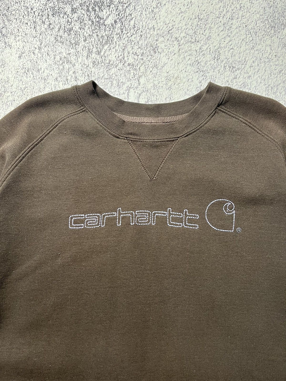 Carhartt Vintage Carhartt For Women Y2K Sweatshirt Big Logo Size L Size L / US 10 / IT 46 - 7 Thumbnail