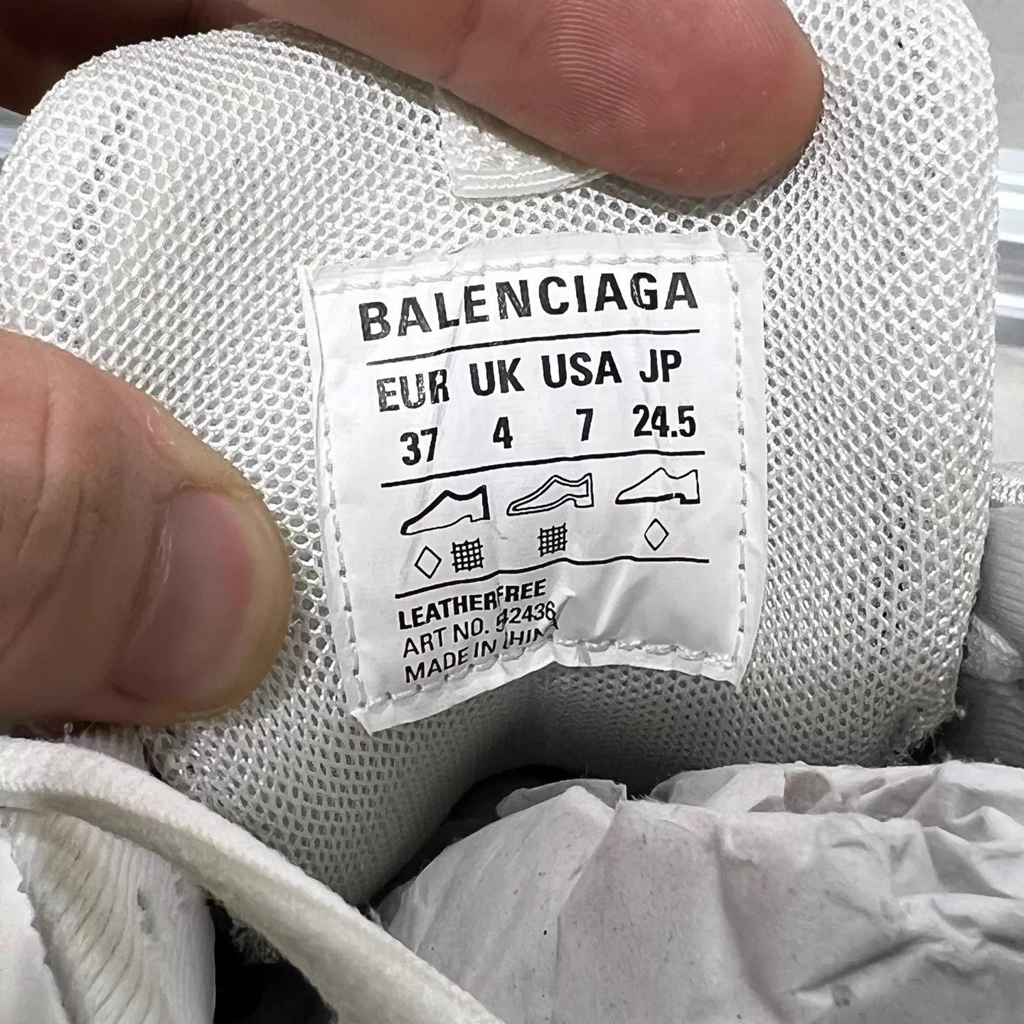 Balenciaga Balenciaga Track White & Brown 37 Size US 7 / IT 37 - 8 Thumbnail