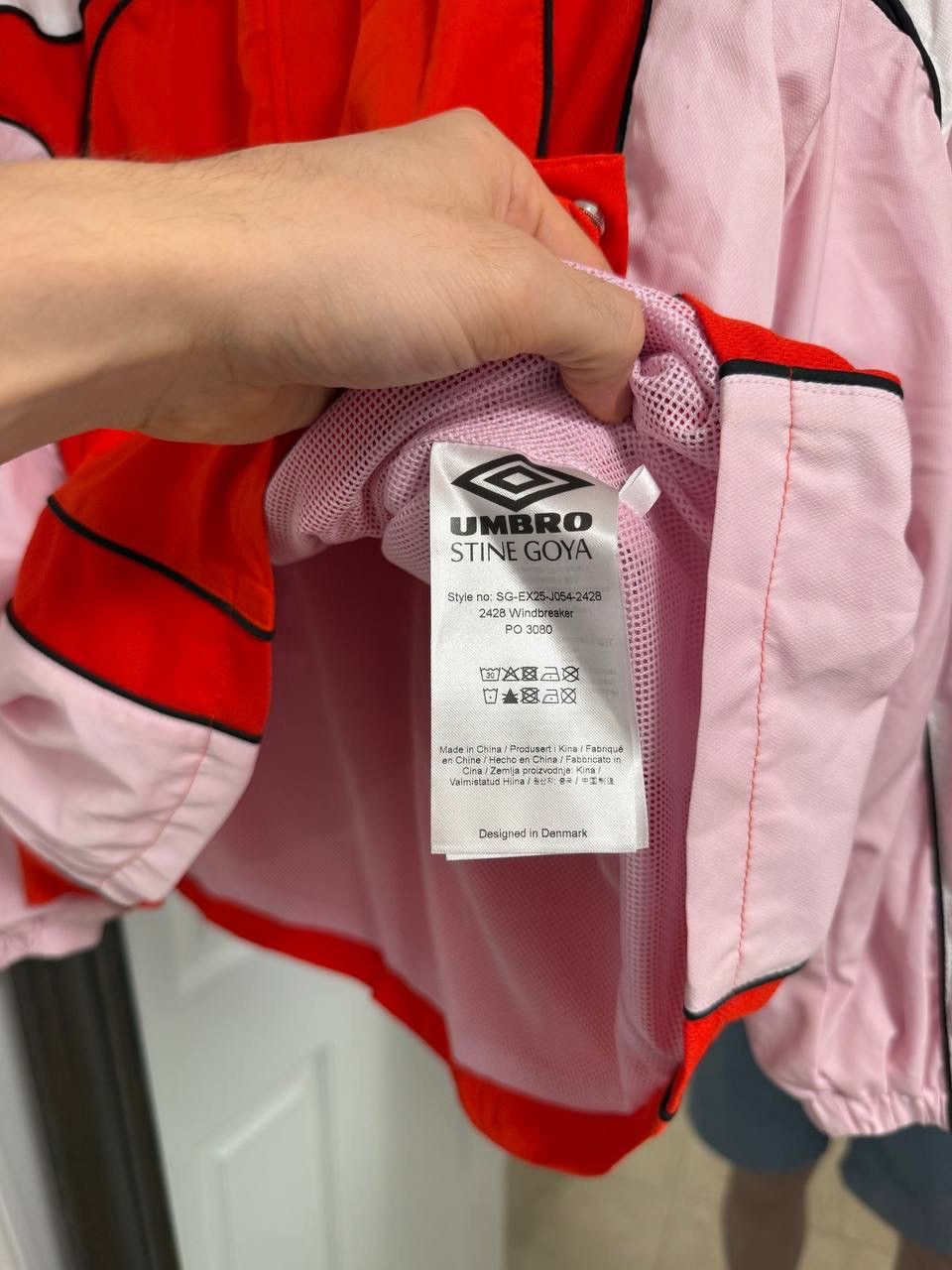 Umbro Stine Goya x Umbro Tracksuit 07 red/white pants jacket xs Size XS / US 0-2 / IT 36-38 - 3 Thumbnail