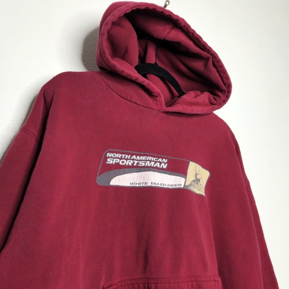 Vintage VINTAGE American Sportsman White Tailed Deer Hoodie Sweatshirt Size US XL / EU 56 / 4 - 2 Thumbnail
