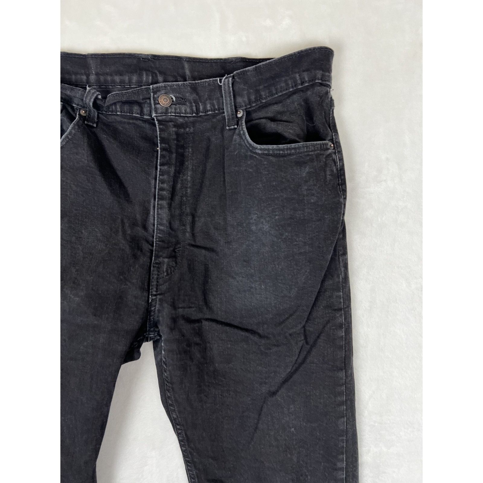 Levi's Vintage Levi’s 505 Black Denim Jeans Size 38x32 Faded Grunge Size US 38 / EU 54 - 3 Thumbnail