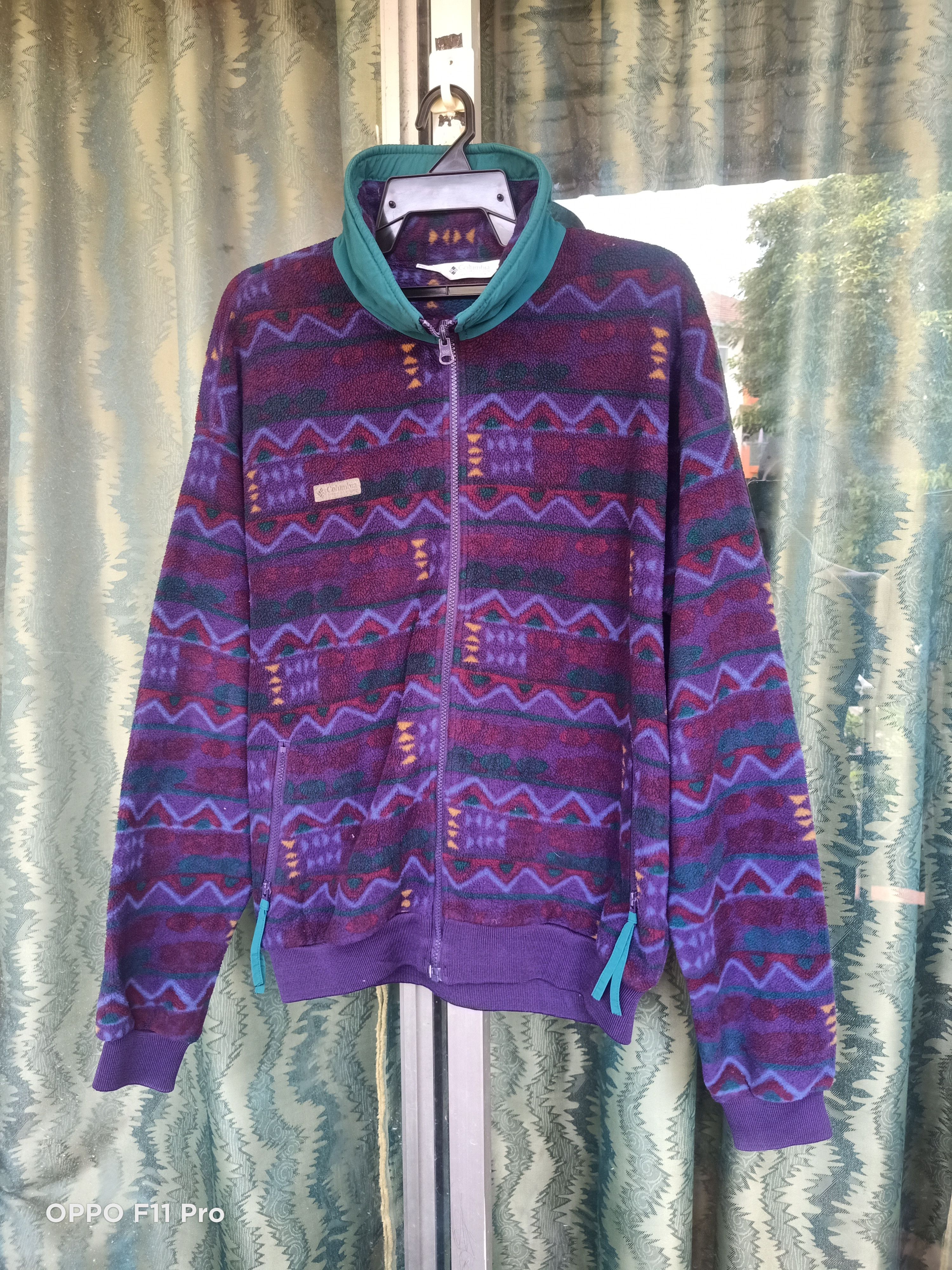 Columbia Vtg 90s Columbia fleece jacket Made in USA Size US L / EU 52-54 / 3 - 1 Thumbnail