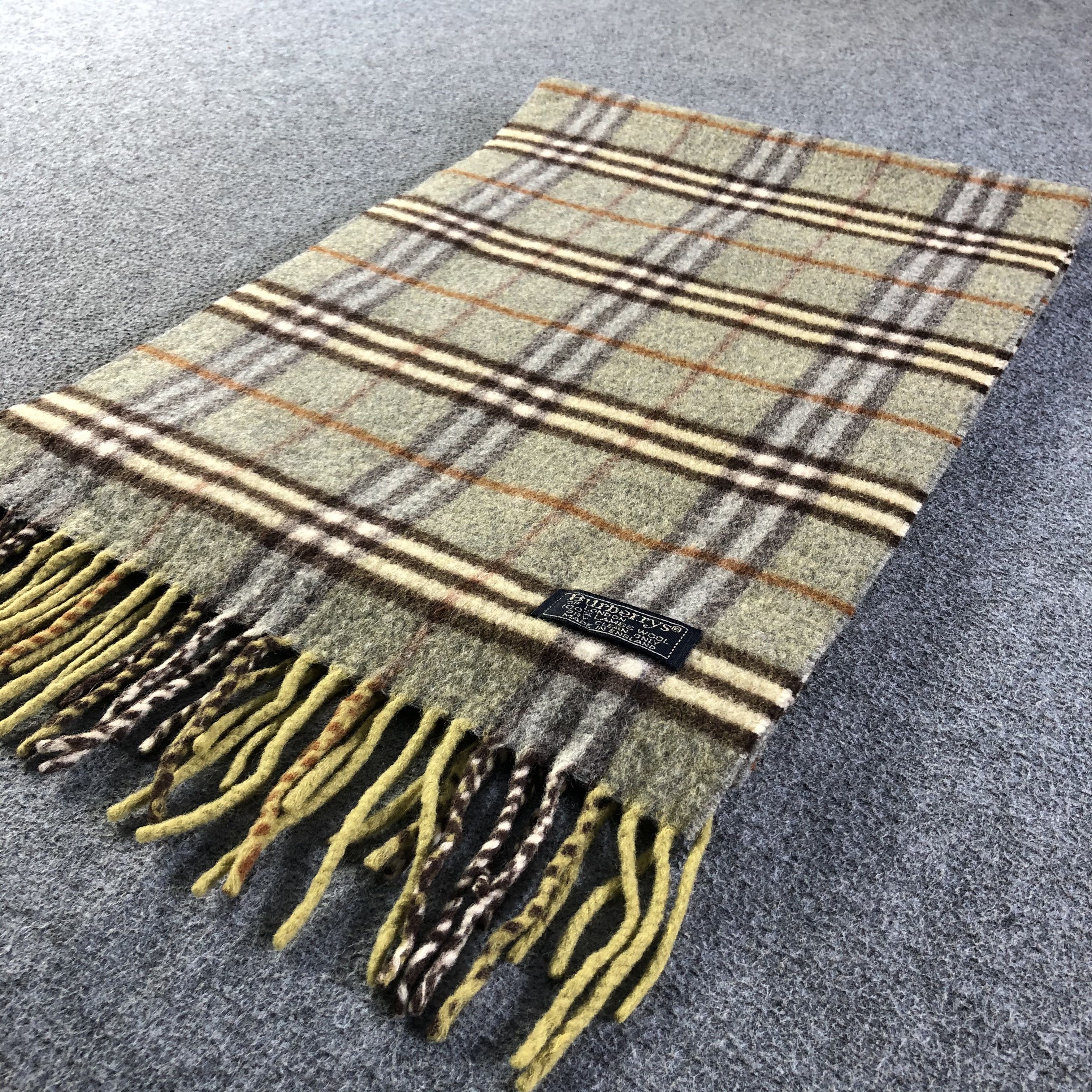 Burberry Burberry Wool Scarf / Muffler / Neckwear P581 Size ONE SIZE - 6 Thumbnail
