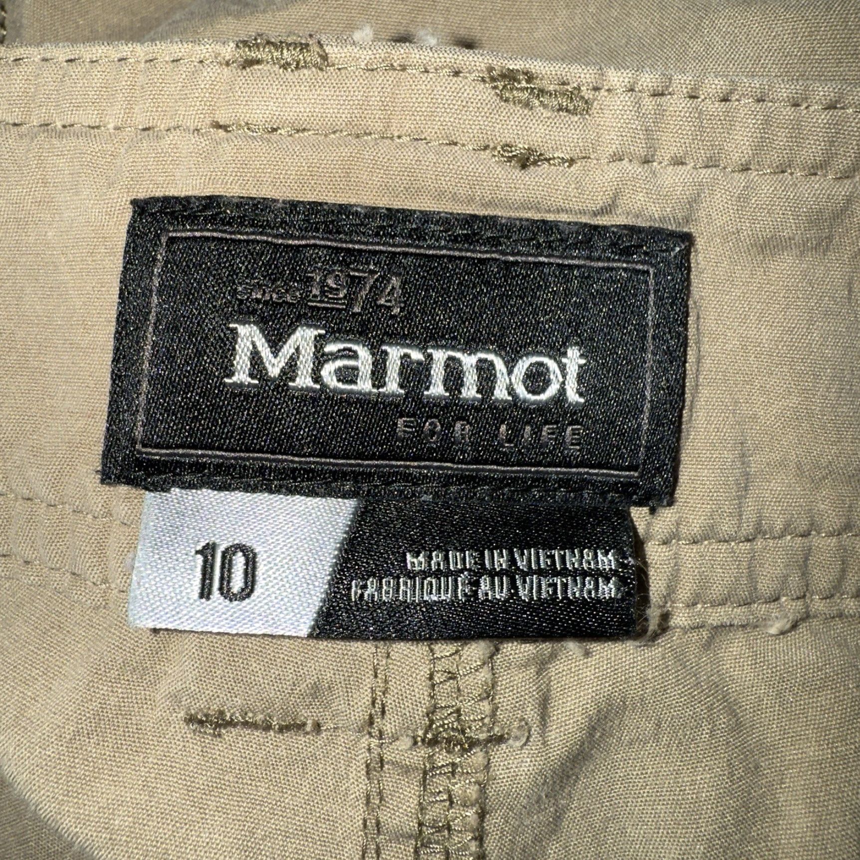 Marmot Marmot Beige Casual Hiking Pants Womens Size 10 Size 32" / US 10 / IT 46 - 4 Thumbnail