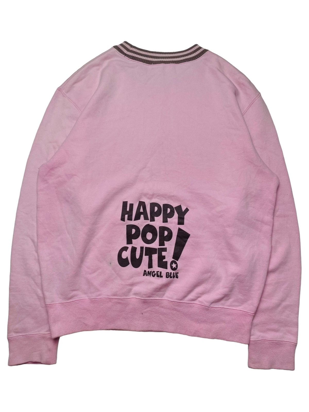 Angel Blue × Hysteric Glamour × Japanese Brand 2000s Angel Blue - Cute, Pop & Happy Sweatshirt Size L / US 10 / IT 46 - 2 Thumbnail
