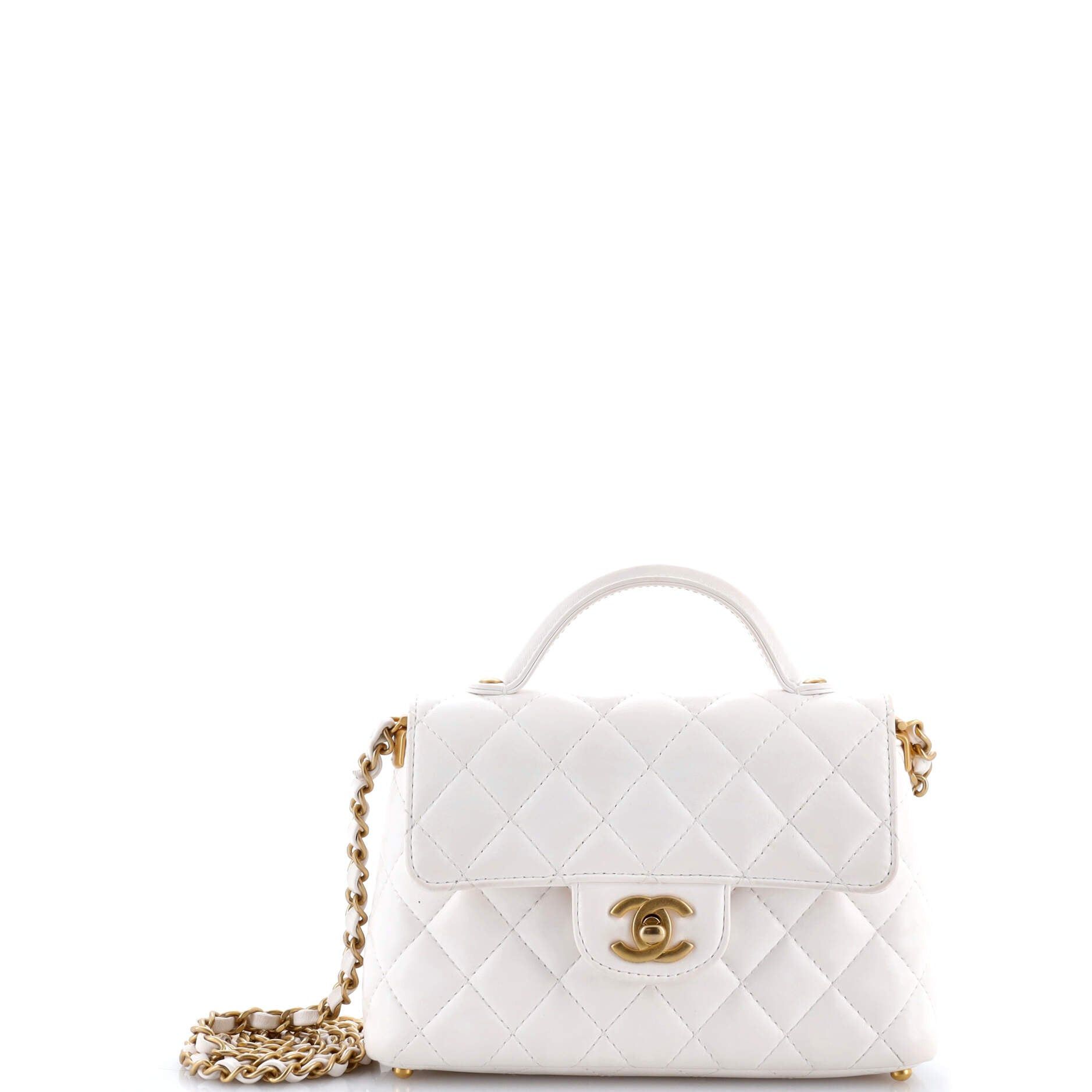 Chanel CC Top Handle Flap Bag Size ONE SIZE - 1 Thumbnail