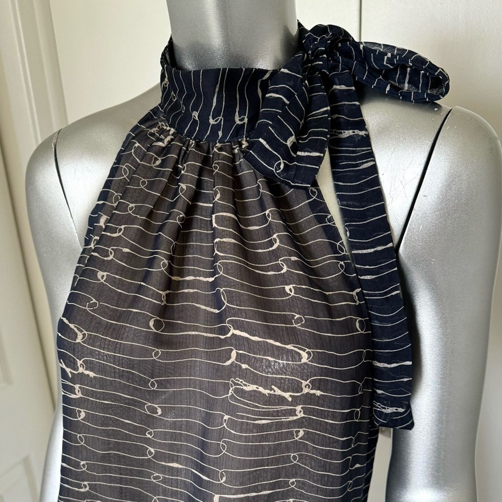 Lumieres LUMIERE Blue Dress, Size S-M Size S / US 4 / IT 40 - 7 Thumbnail