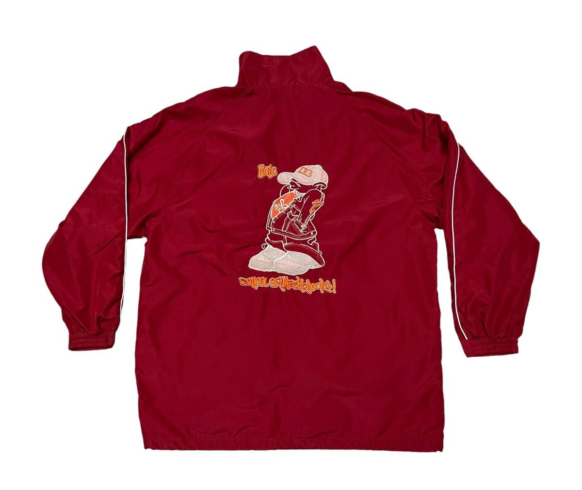 Designer × Vintage 2000s SCHOOL OF HARD ROCK ZIPPER UP LIGHT JACKET EMBROIDERY Size US L / EU 52-54 / 3 - 3 Thumbnail