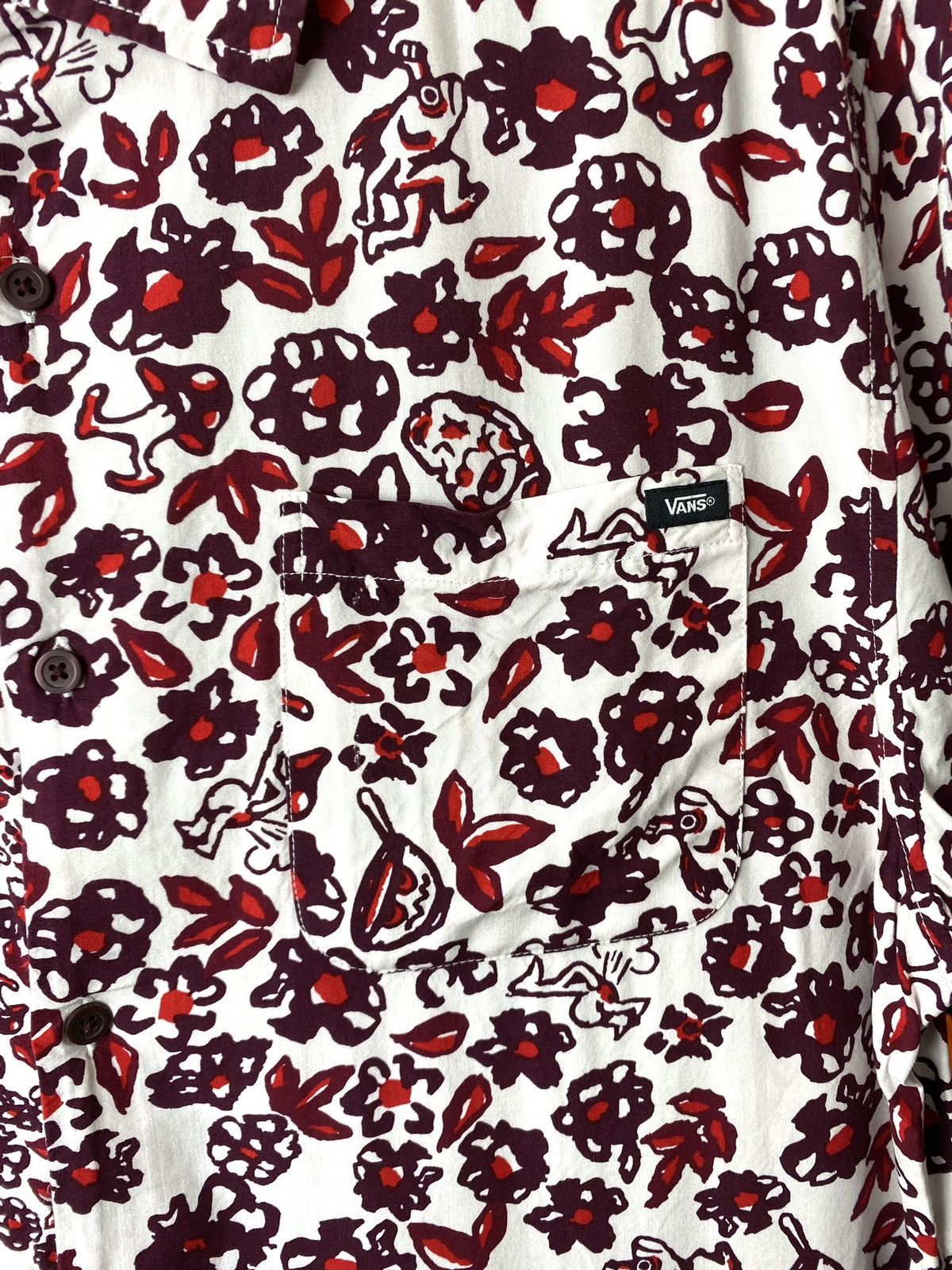 Vans Vans Abstract Art Viscose Shirt LSD Weed Psychedelic Size US XL / EU 56 / 4 - 5 Thumbnail