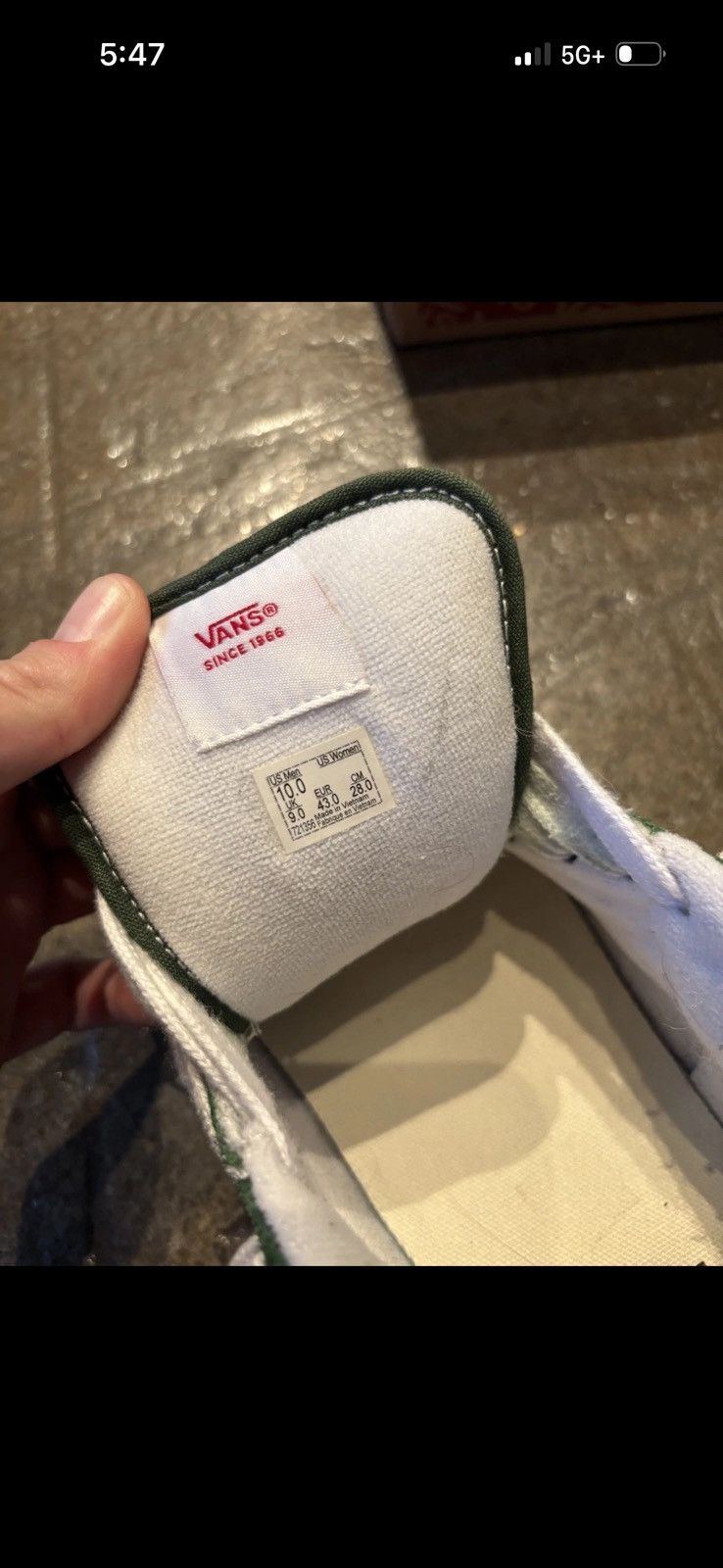 Vans Vans Knu Skool Green Size US 10 / EU 43 - 2 Thumbnail