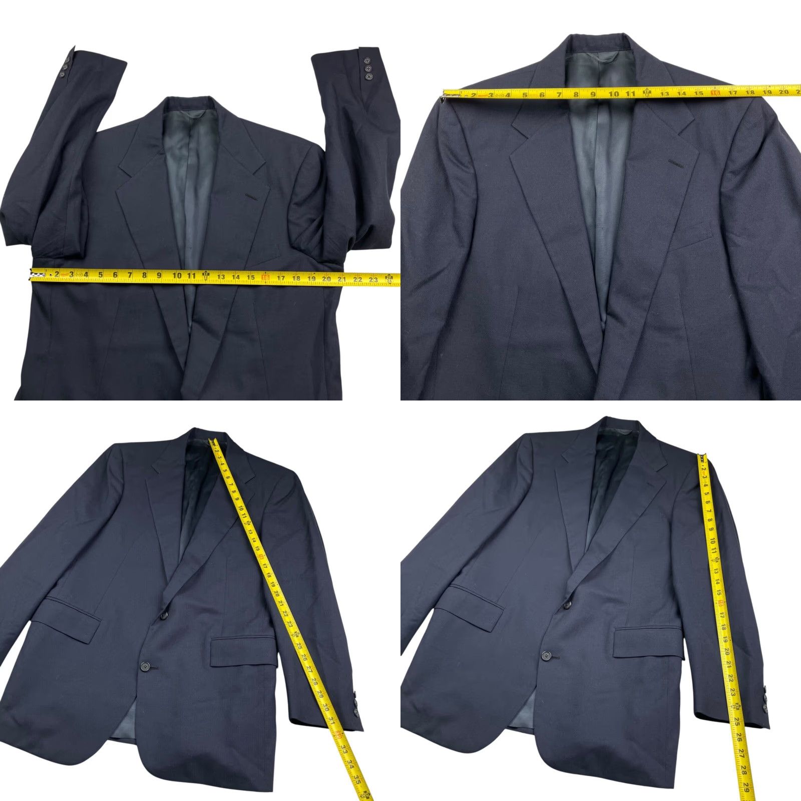 Polo Ralph Lauren VINTAGE Polo Ralph Lauren Blazer Men 43 Long Navy Blue 100% Wool 2-Button Three-Button Notch Lapel Three-Button Single-Breasted Jacket Coat/Blazer Size US XL / EU 56 / 4 - 8 Thumbnail