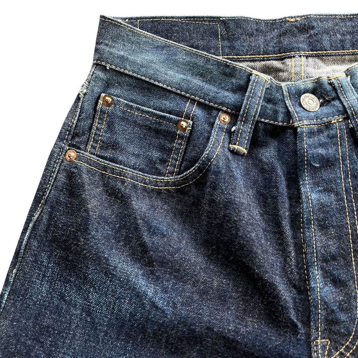 Japanese Brand × The Real McCoy's Vintage Sugar Cane 1947 Selvedge Denim Pants Size US 26 / EU 42 - 3 Thumbnail