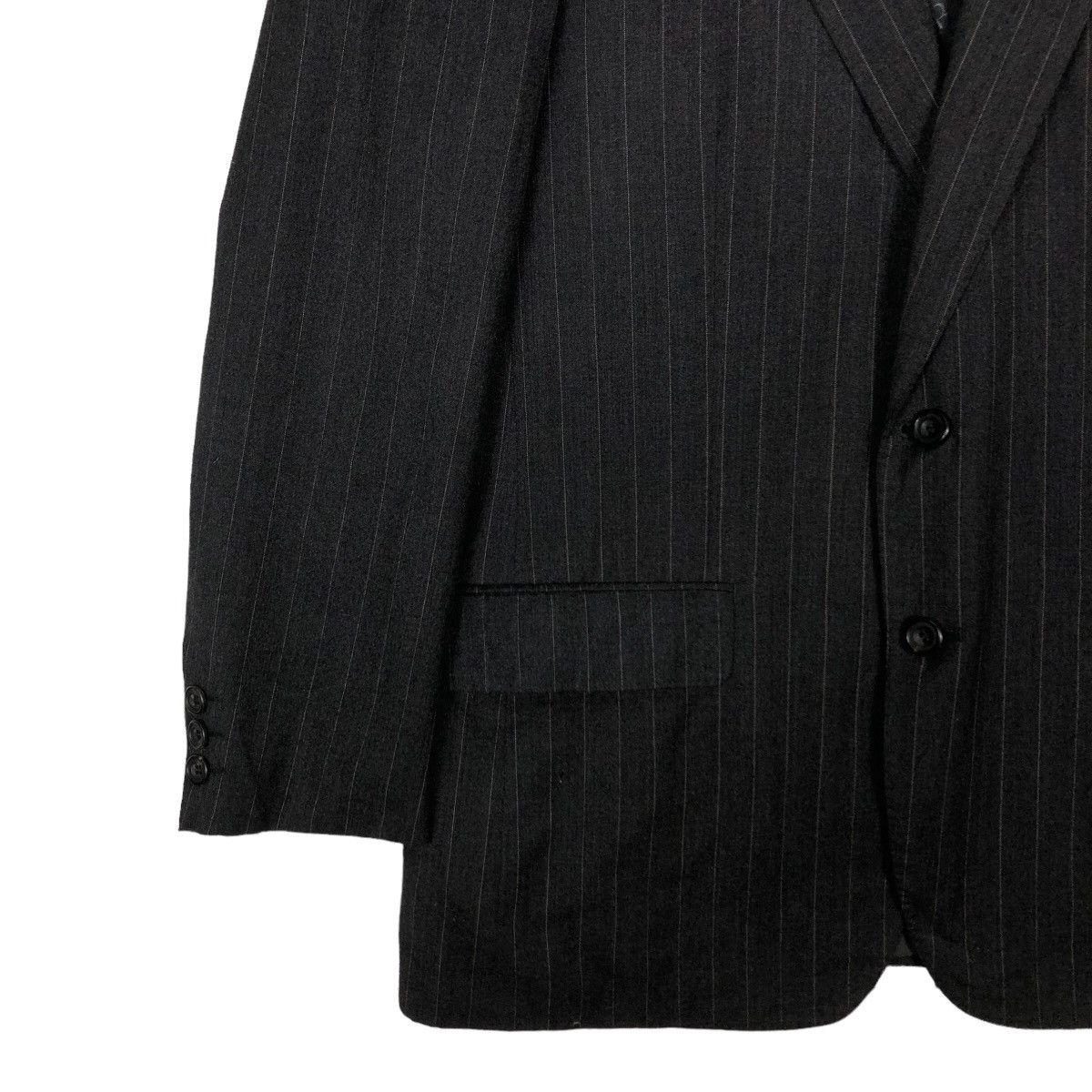 Balenciaga Vintage Balenciaga Paris Double Breast Striped Coats Jacket Size US M / EU 48-50 / 2 - 2 Thumbnail