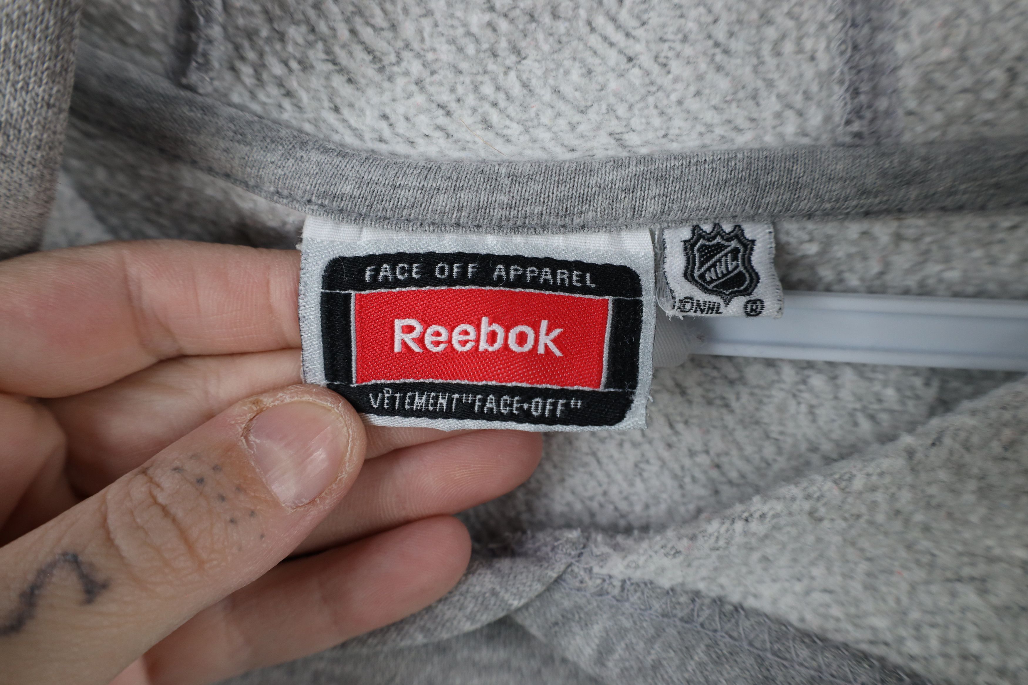 Reebok × Vintage Vintage Reebok Spell Out Detroit Red Wings Hockey Hoodie Size US S / EU 44-46 / 1 - 9 Thumbnail