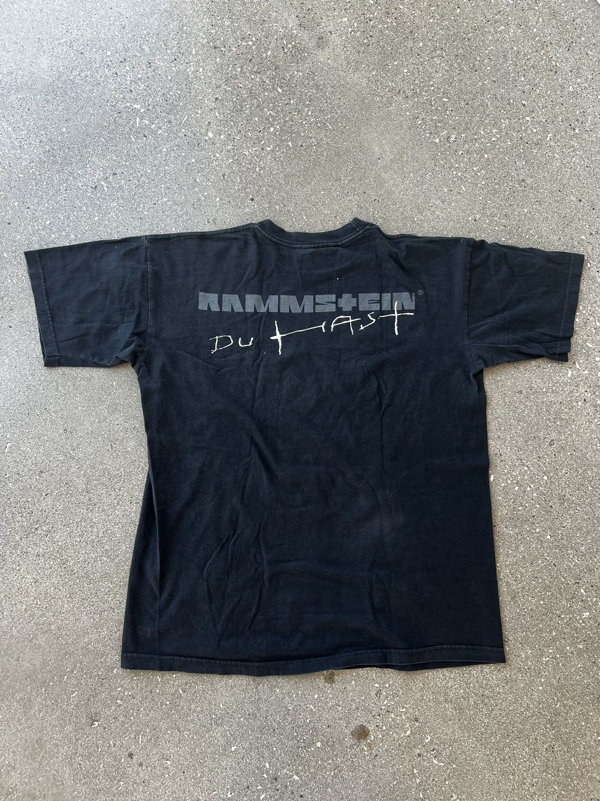 Band Tees × Vintage Vintage 1998 Rammstein tee blue grape tag Size US XL / EU 56 / 4 - 3 Thumbnail