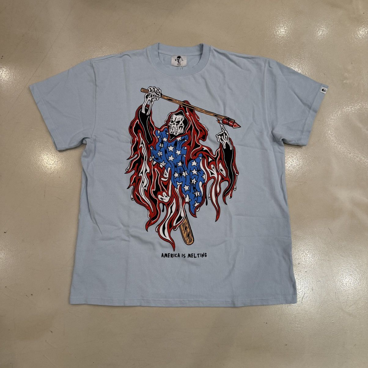 Warren Lotas Popsicle Reaper T-Shirt Blue