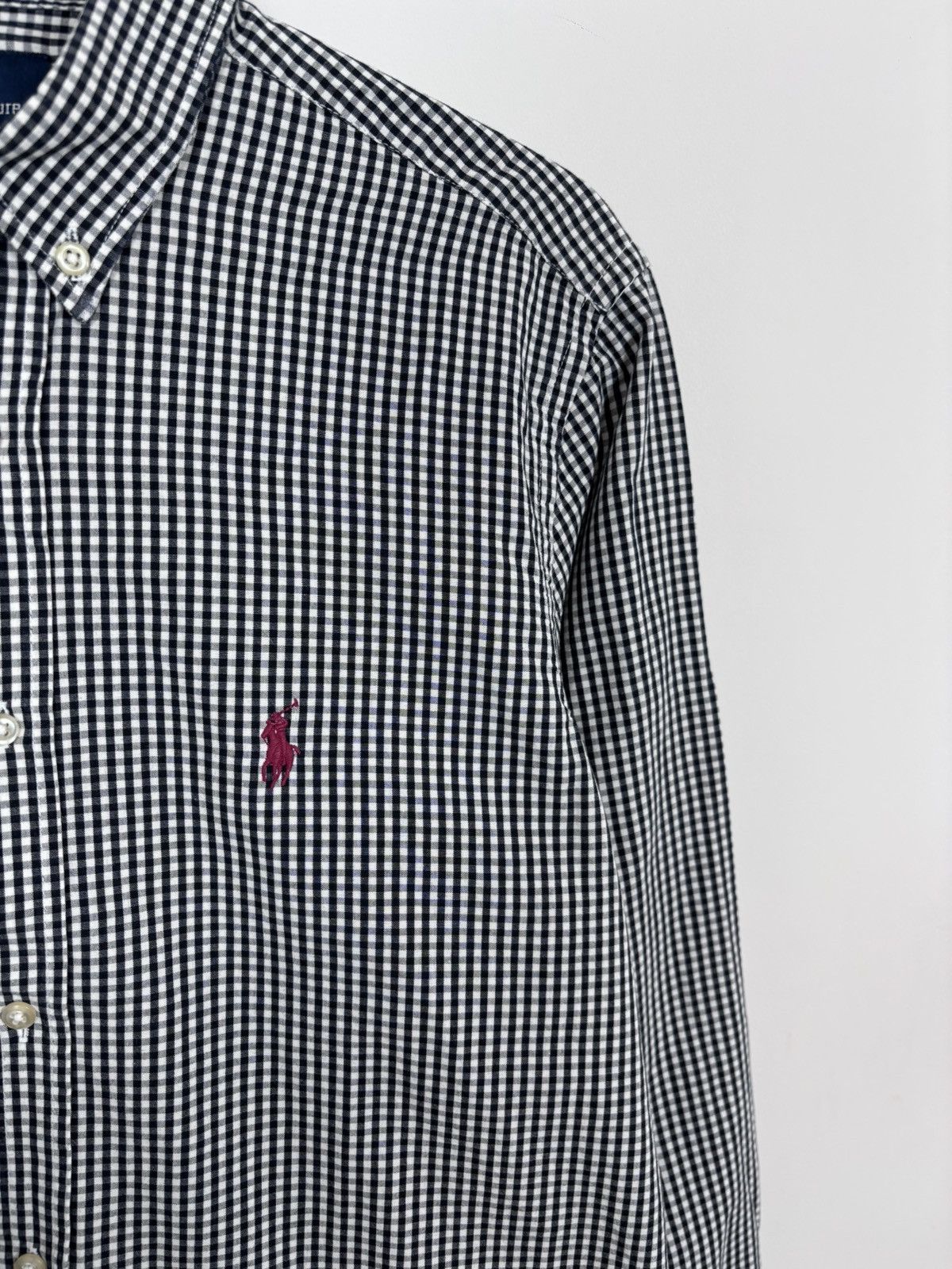 Polo Ralph Lauren Polo Ralph Lauren Vintage Gingham Check Long Sleeve Shirt Size US M / EU 48-50 / 2 - 6 Thumbnail