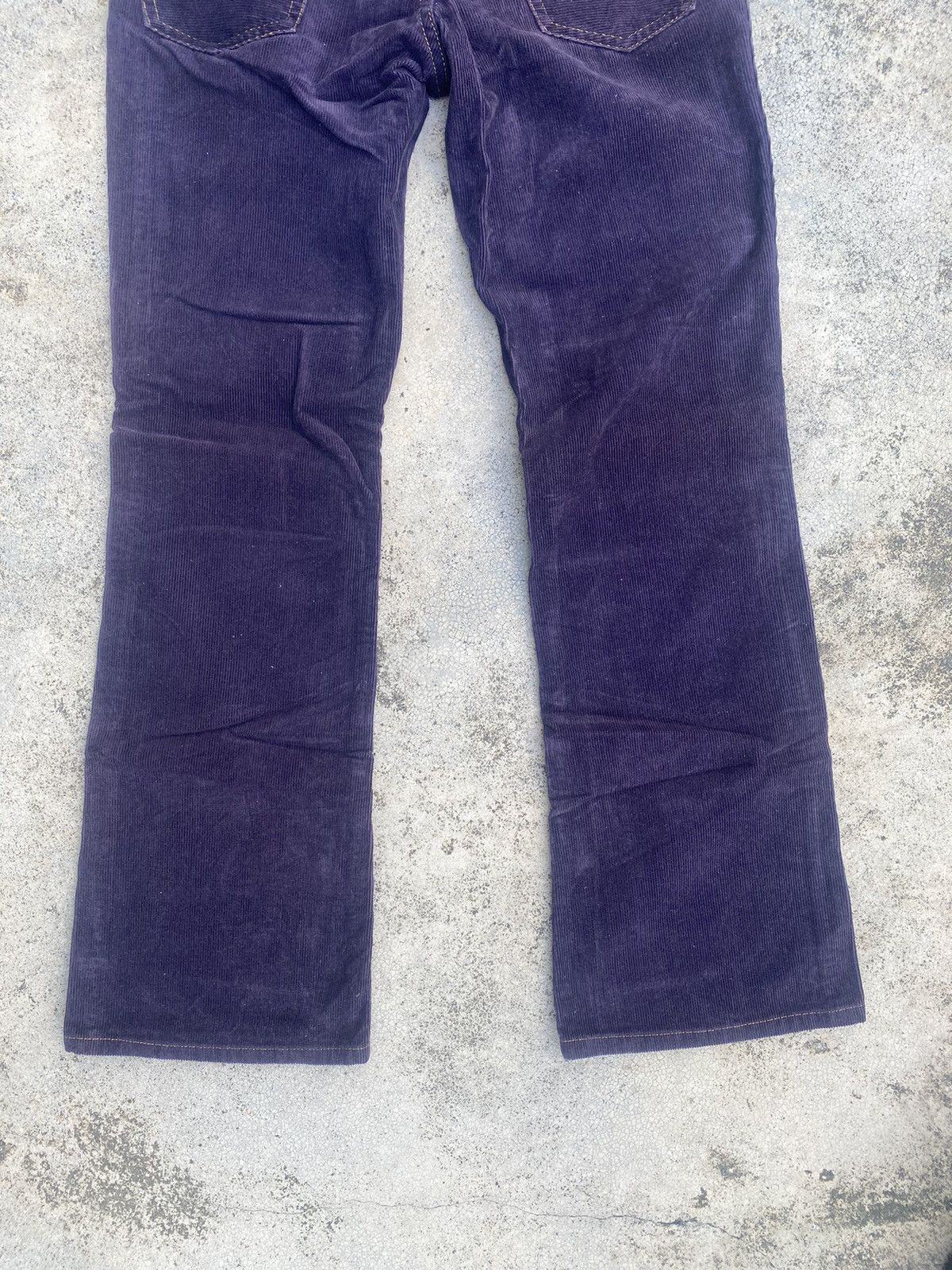 Designer × Hysteric Glamour × Japanese Brand Flare Hysteric Glamour Corduroy Low Rise Bush Pants Size US 27 - 21 Thumbnail