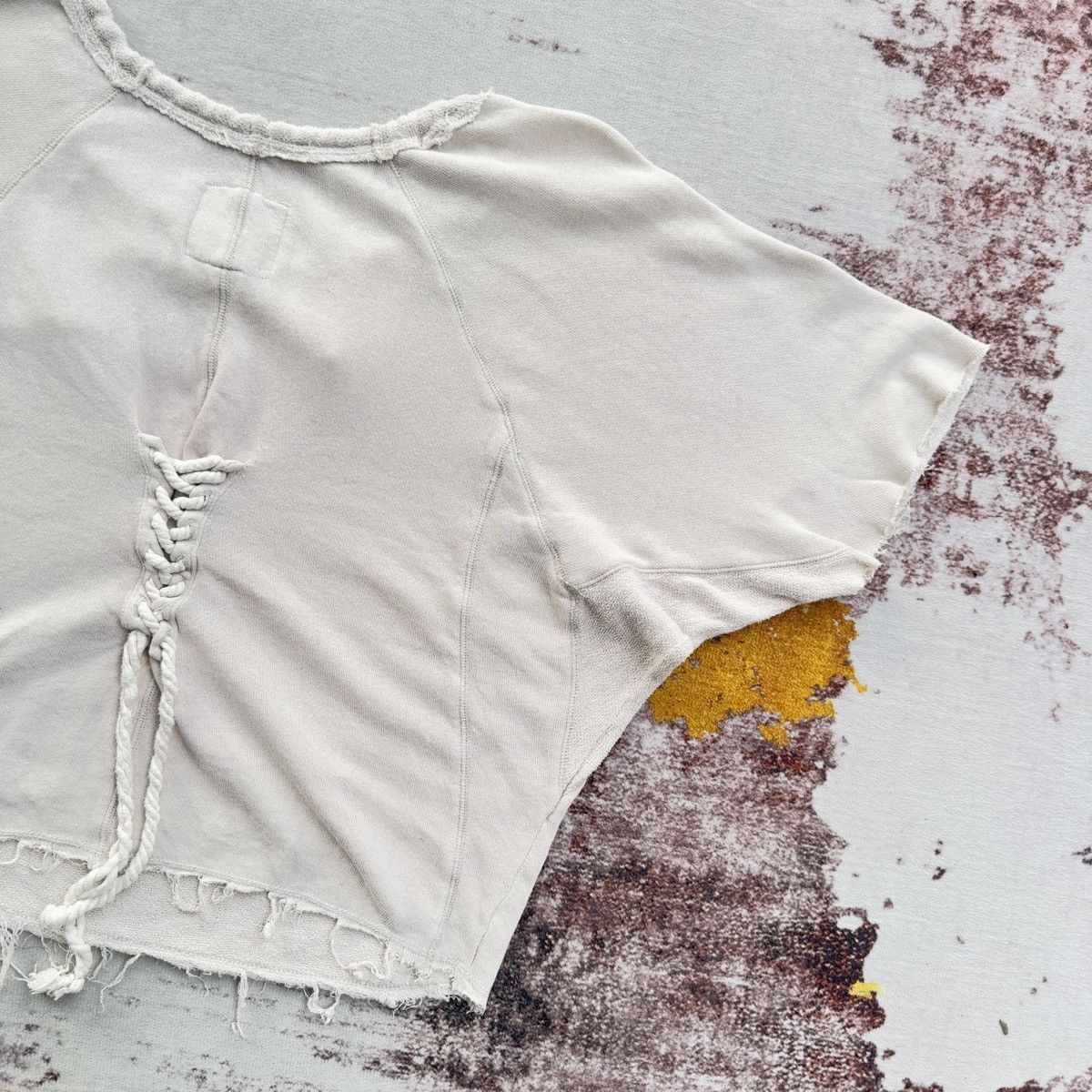 Billabong BILLABONG VINTAGE CROPPED DISTRESS RIPPED EAGLE PRINT Size M / US 6-8 / IT 42-44 - 8 Thumbnail