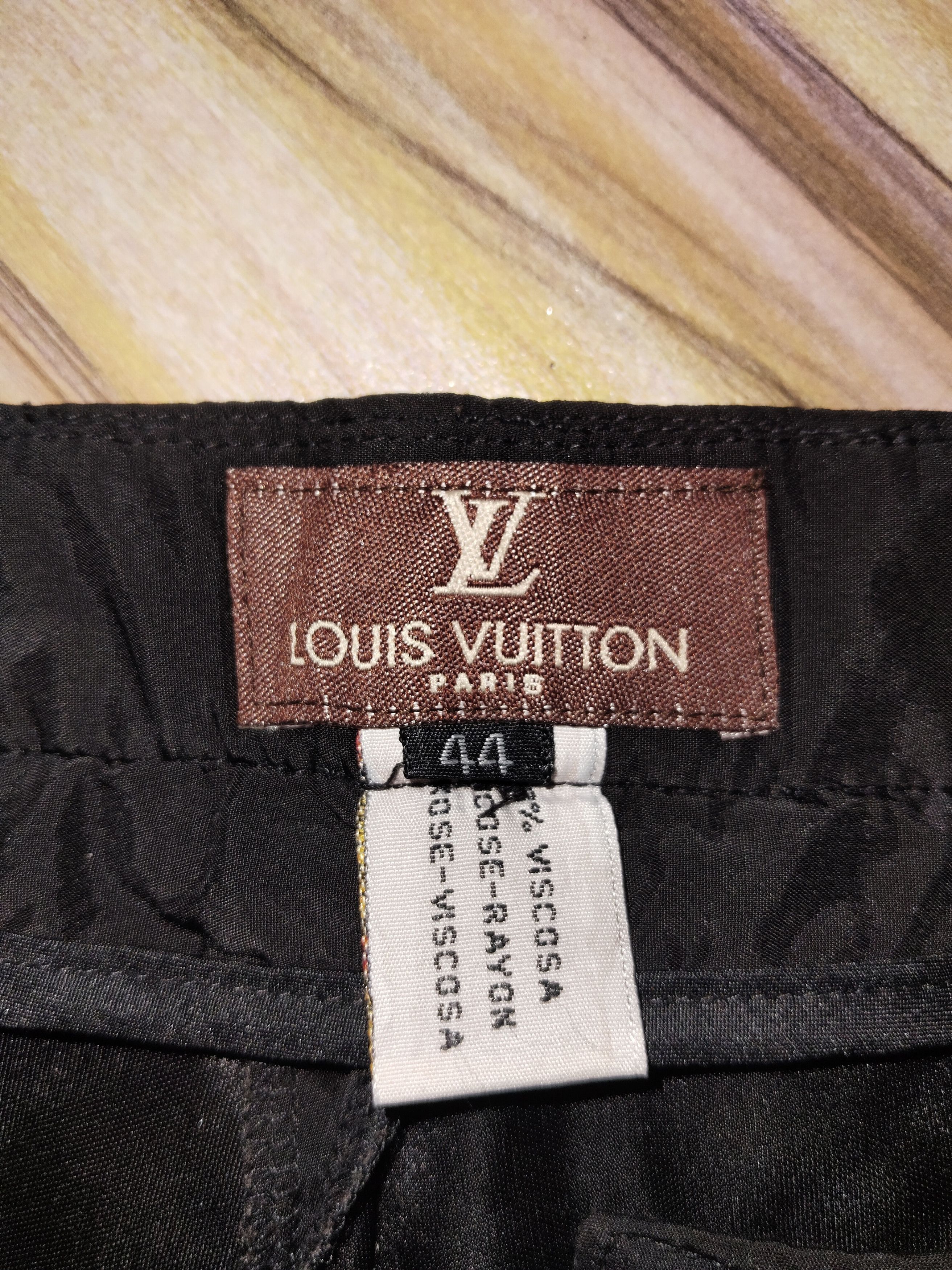 Louis Vuitton Vintage LOUIS VUITTON Rayon Rose Pants Size 26" / US 2 / IT 38 - 10 Thumbnail
