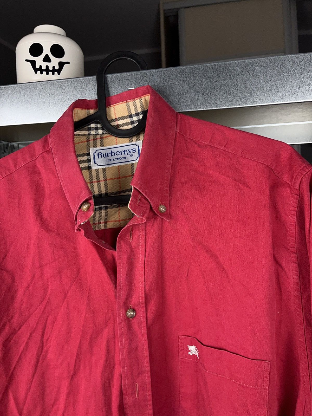 Burberry × Vintage Vintage Burberry made in France nova check button up shirt Size US L / EU 52-54 / 3 - 2 Thumbnail