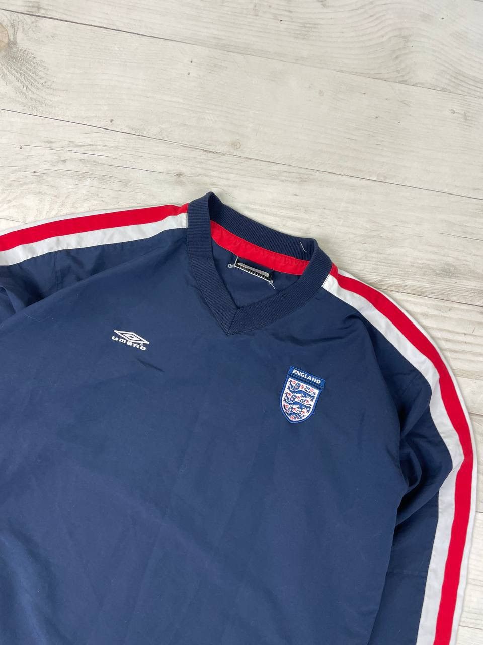 Umbro Umbro England 2002 2004 Sweatshirt Drill Top Windbreaker Size US L / EU 52-54 / 3 - 2 Thumbnail