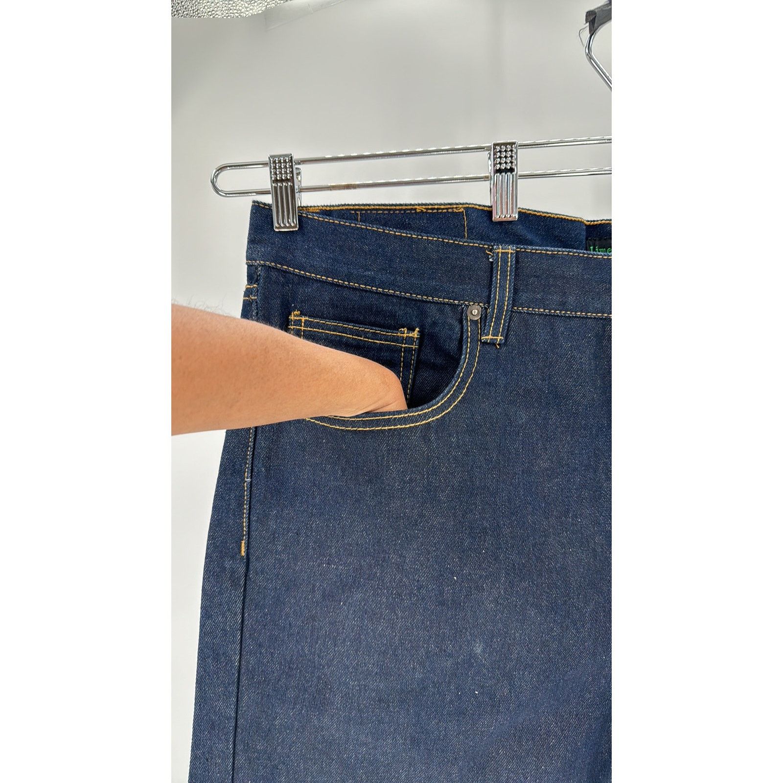Other Lime Tree dark wash cotton jeans 4x33 Size US 40 / EU 56 - 4 Thumbnail