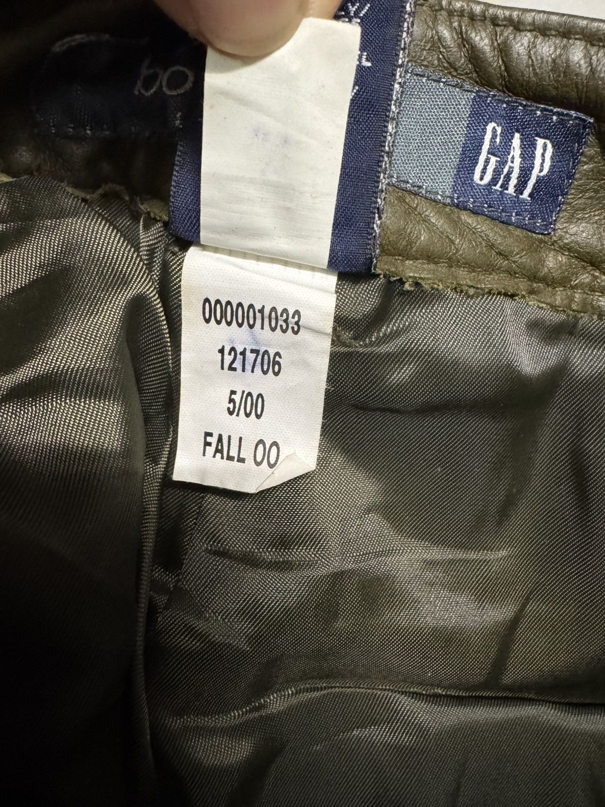 Gap 💥VINTAGE 2000s GAP BOOTCUT LEATHER KANYE WEST Size US 26 / EU 42 - 10 Thumbnail