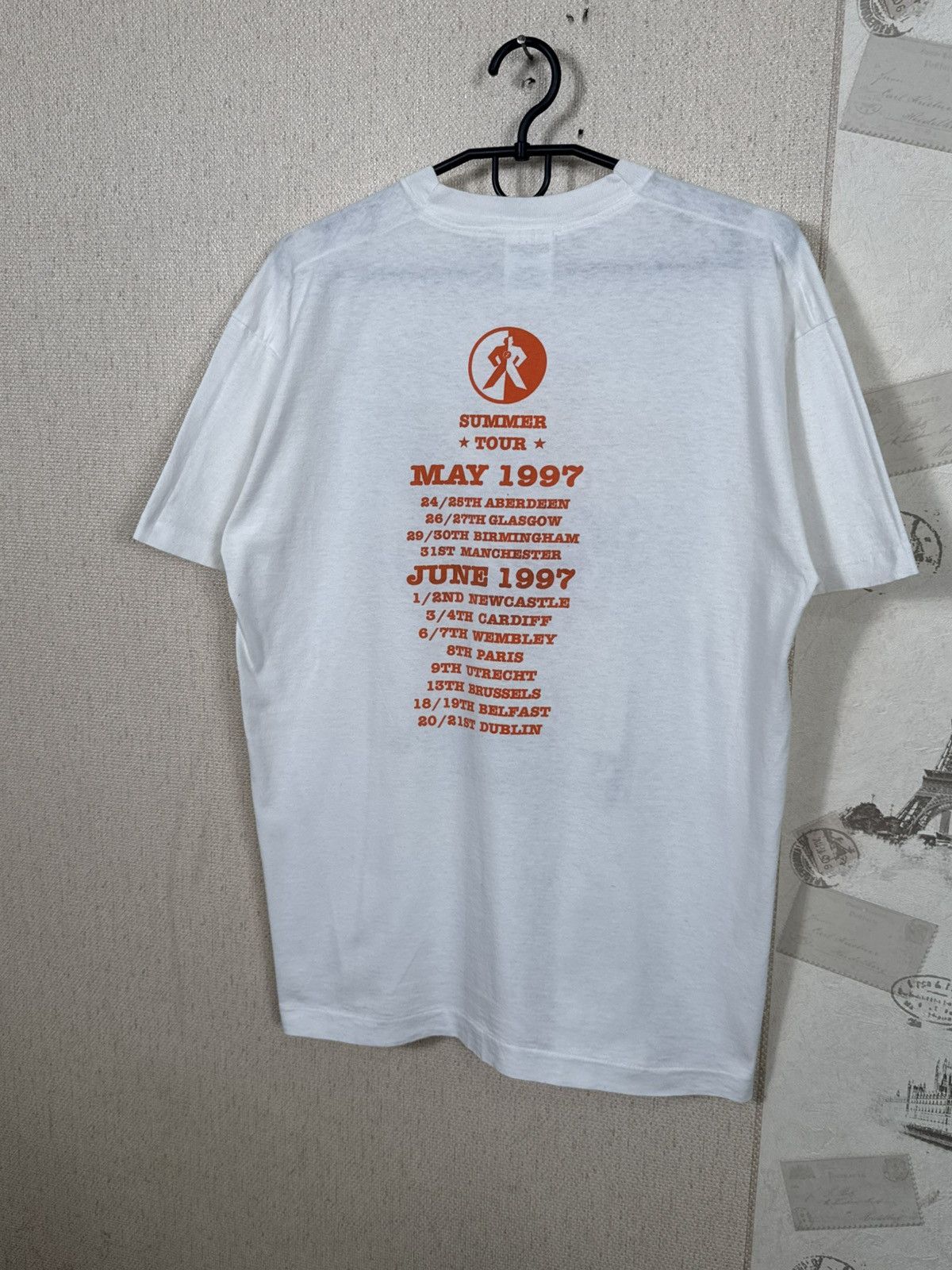 Other Vintage Boyzone T shirt 1997 Summer Tour Band White Hype L Size US L / EU 52-54 / 3 - 21 Thumbnail