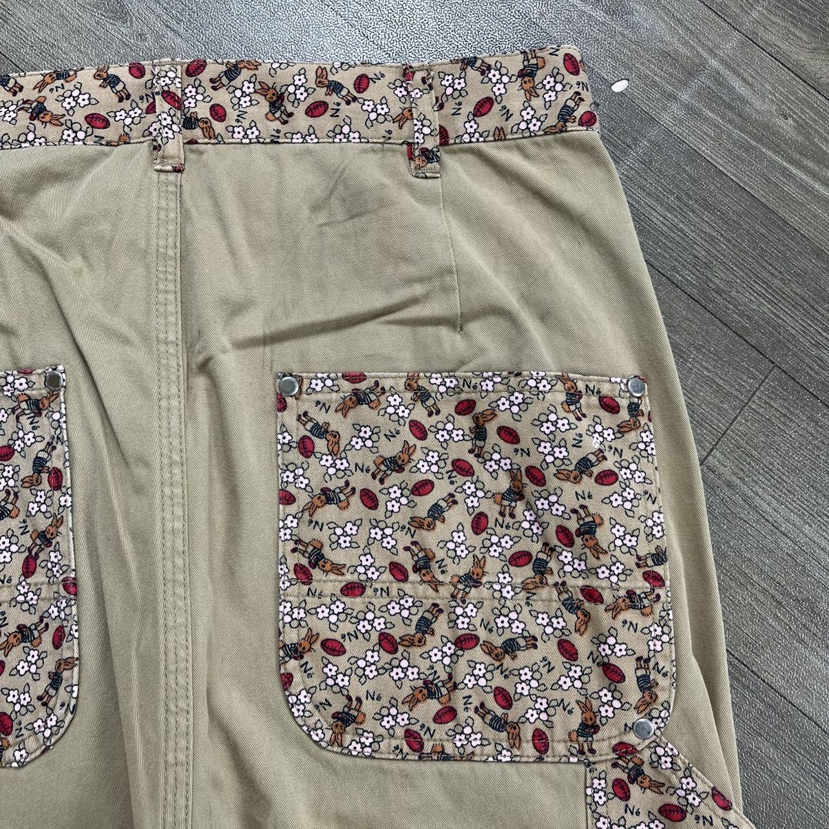 Ne-Net Vintage Ne-net Issey Miyake Carpenter Double Knee Pants Size US 30 / EU 46 - 17 Thumbnail