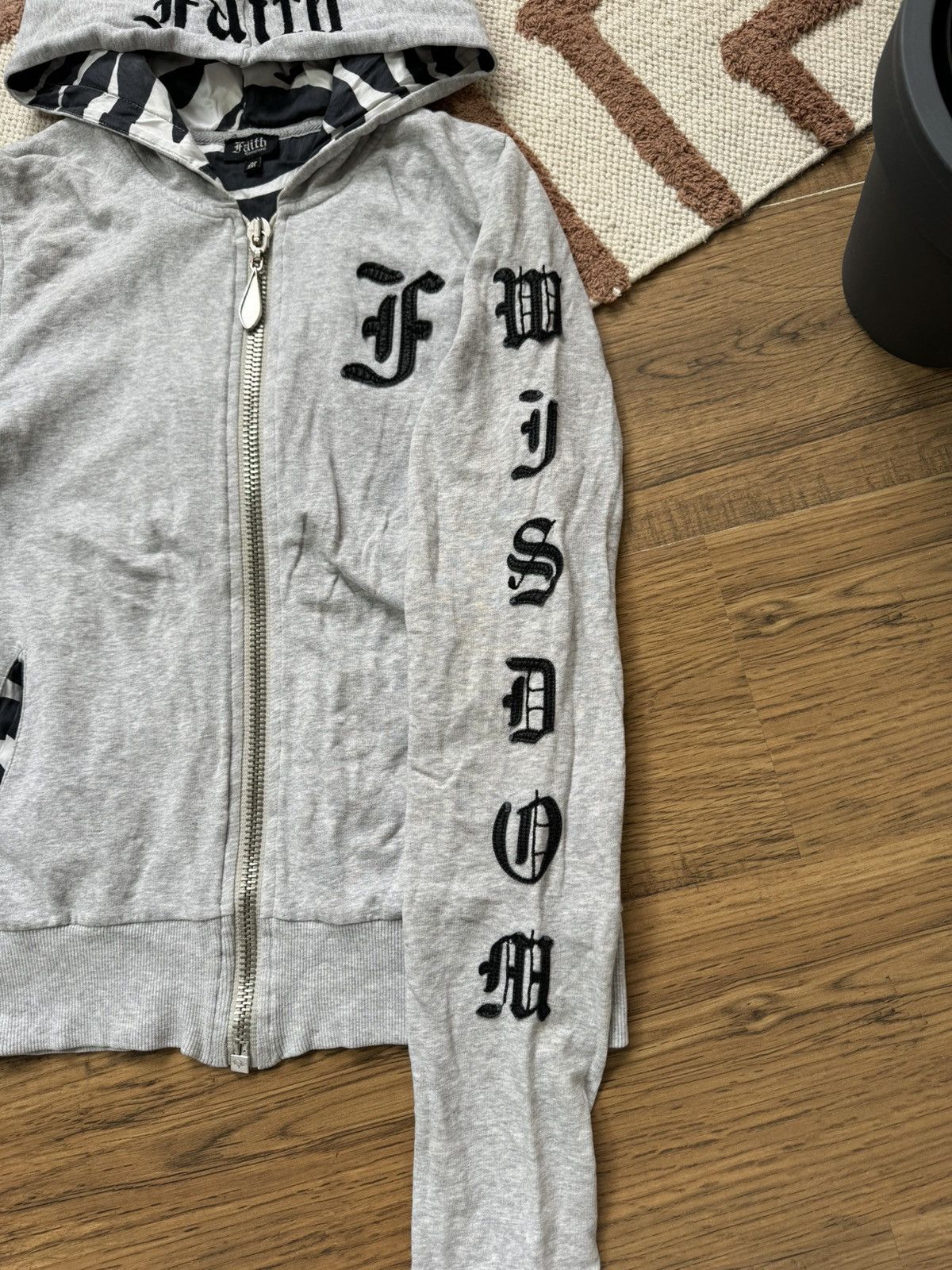 Faith Connexion FAITH CONNEXION CHROME HEARTS STYLE ZIP HOODIE Size M / US 6-8 / IT 42-44 - 6 Thumbnail
