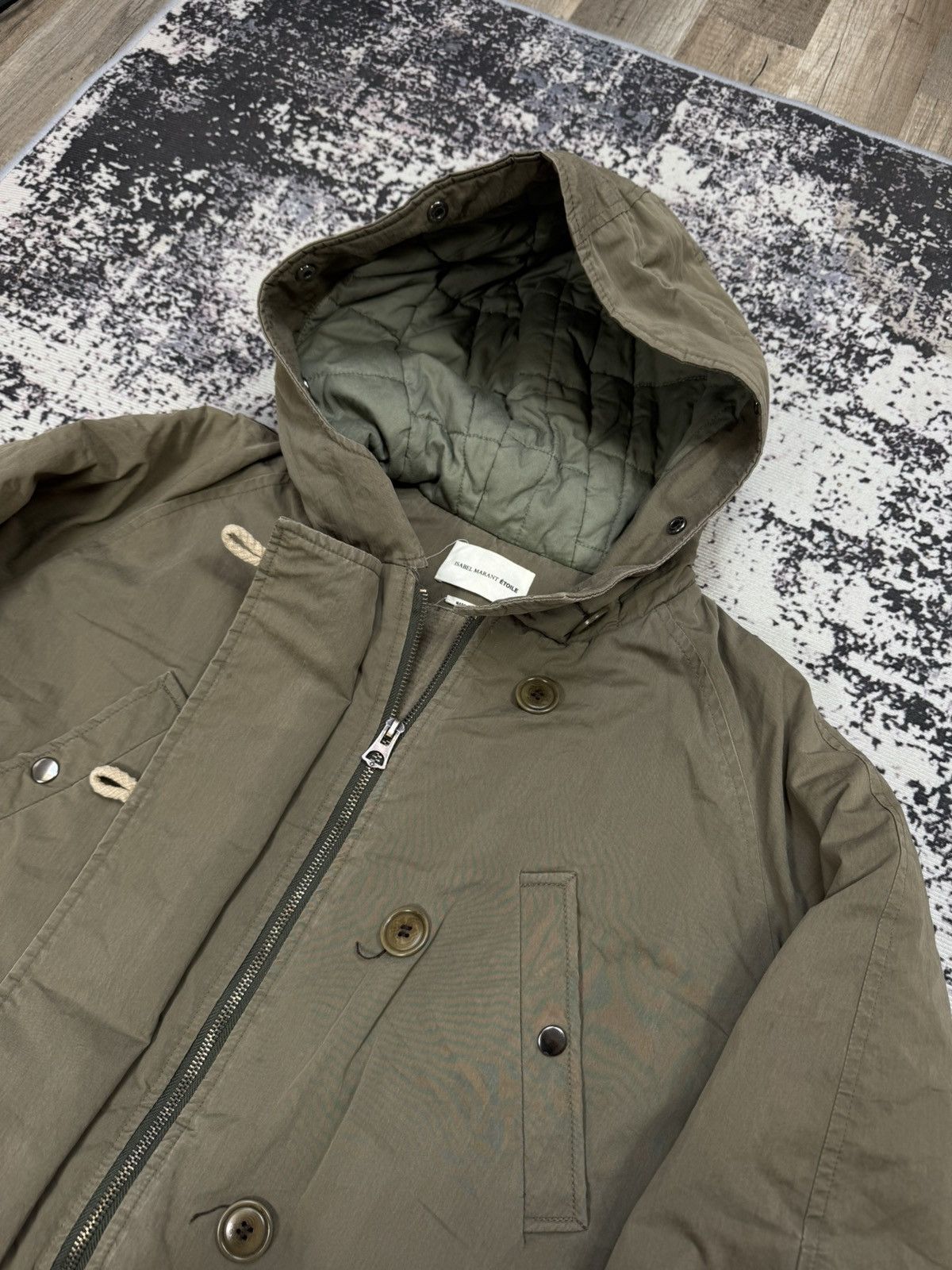 Isabel Marant × Other Isabel Marant Etoile Parkas Jacket womens puffer khaki L Size US L / EU 52-54 / 3 - 3 Thumbnail