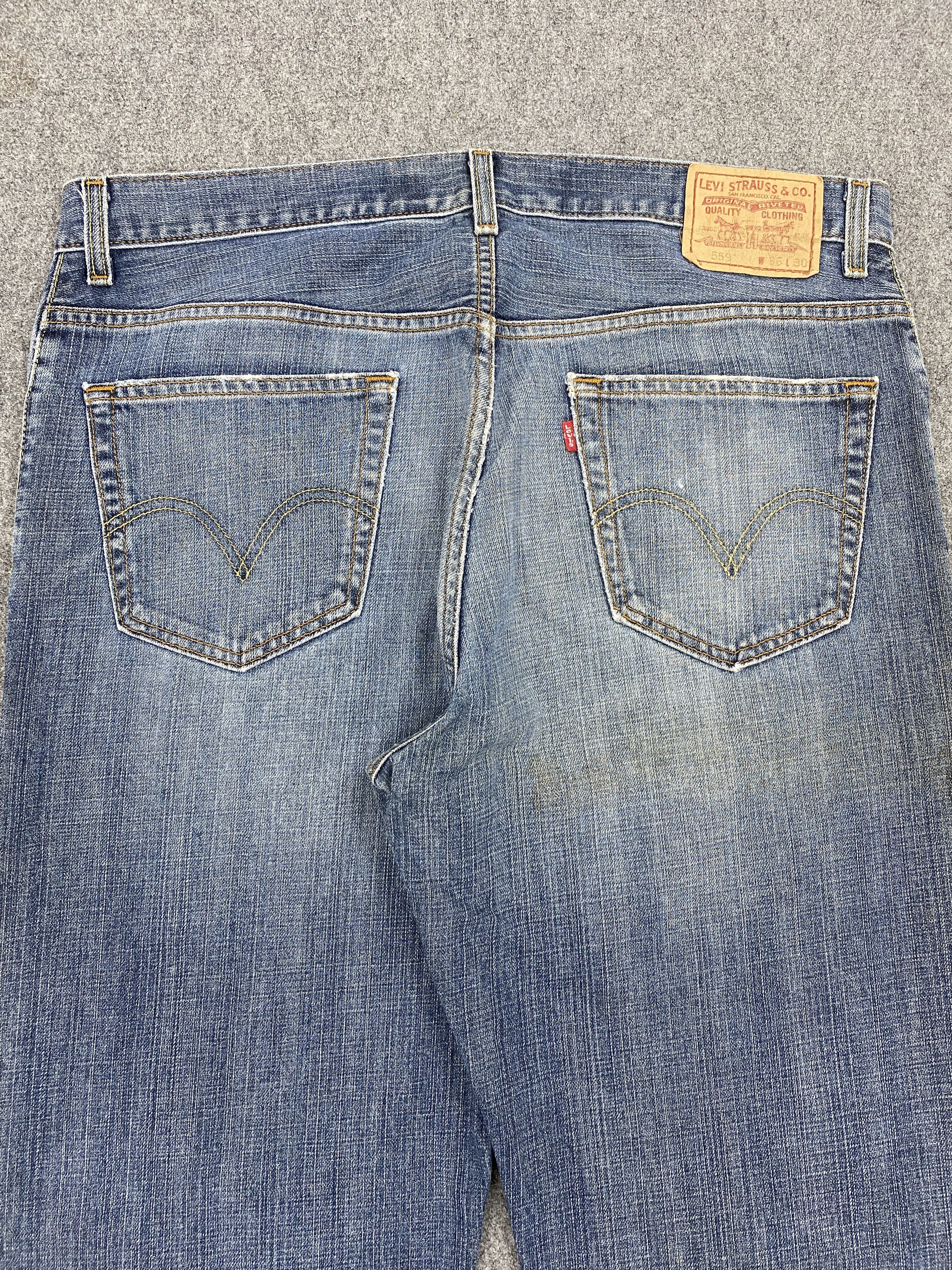 Levi's × Vintage Vintage Levis 559 Relaxed Fit Jeans Size US 36 / EU 52 - 4 Thumbnail