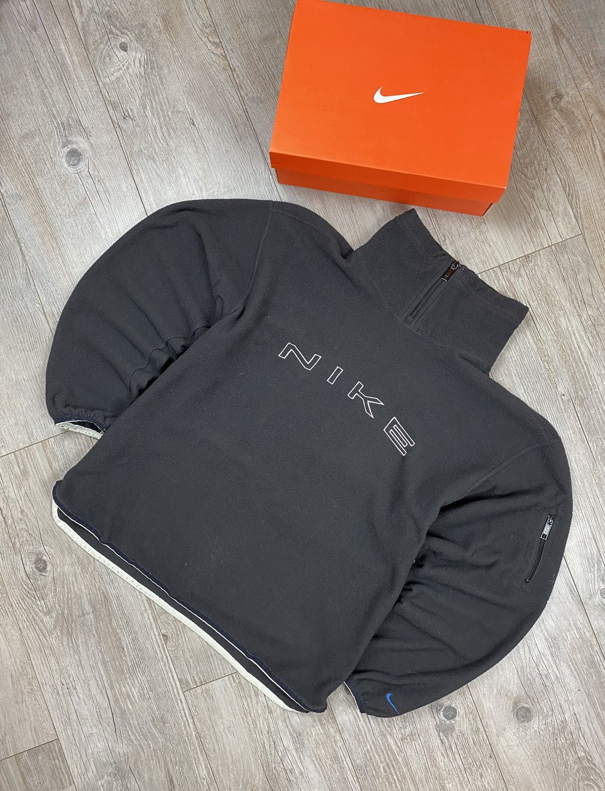 Nike × Vintage Black Nike vintage Size US M / EU 48-50 / 2 - 1 Thumbnail