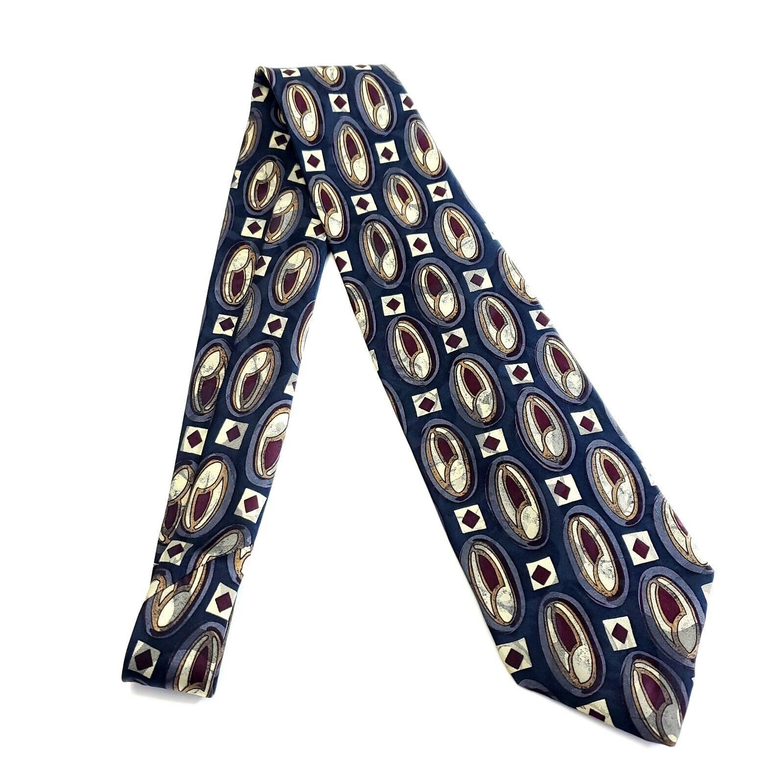 Robert Talbott Robert Talbott Studio Nordstrom Green Red Print Abstract Geo Size ONE SIZE - 7 Thumbnail