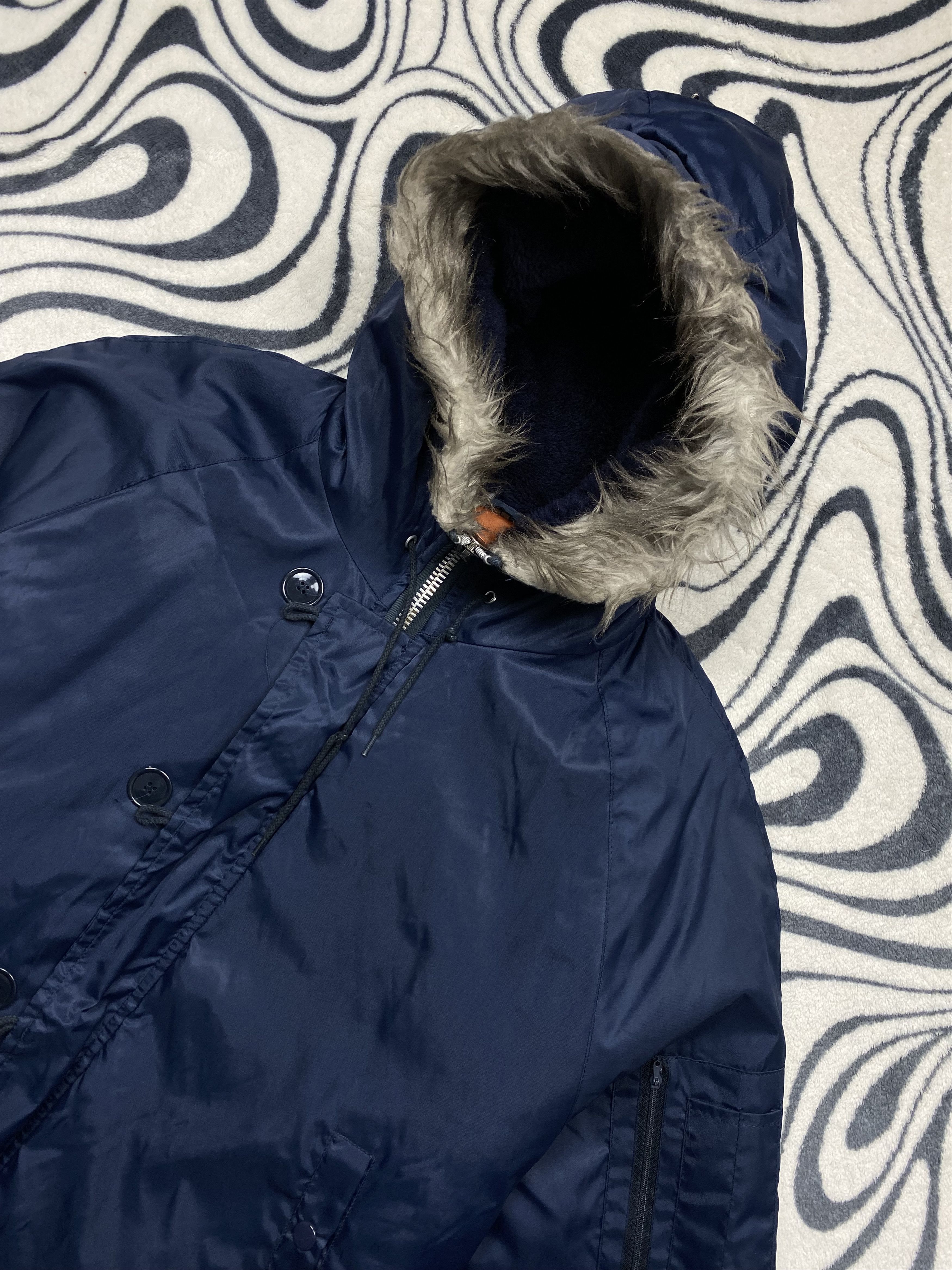 Vintage 90s Vintage N3B Military Parka Jacket Y2K Size US XL / EU 56 / 4 - 2 Thumbnail