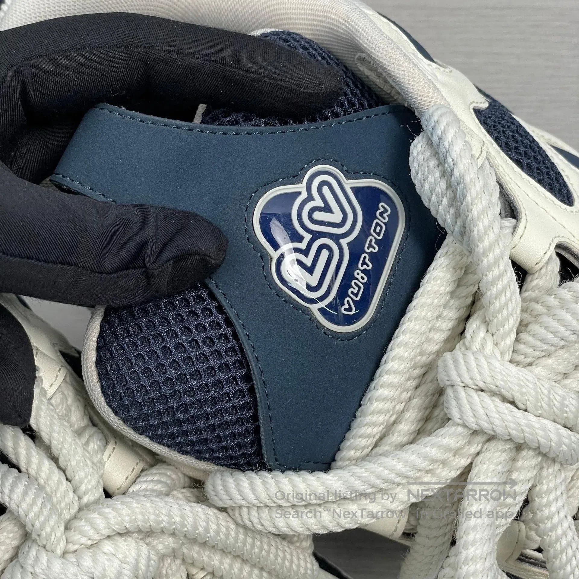Louis Vuitton Louis Vuitton Board shoes with white and blue color| Size US 8 / EU 41 - 3 Thumbnail