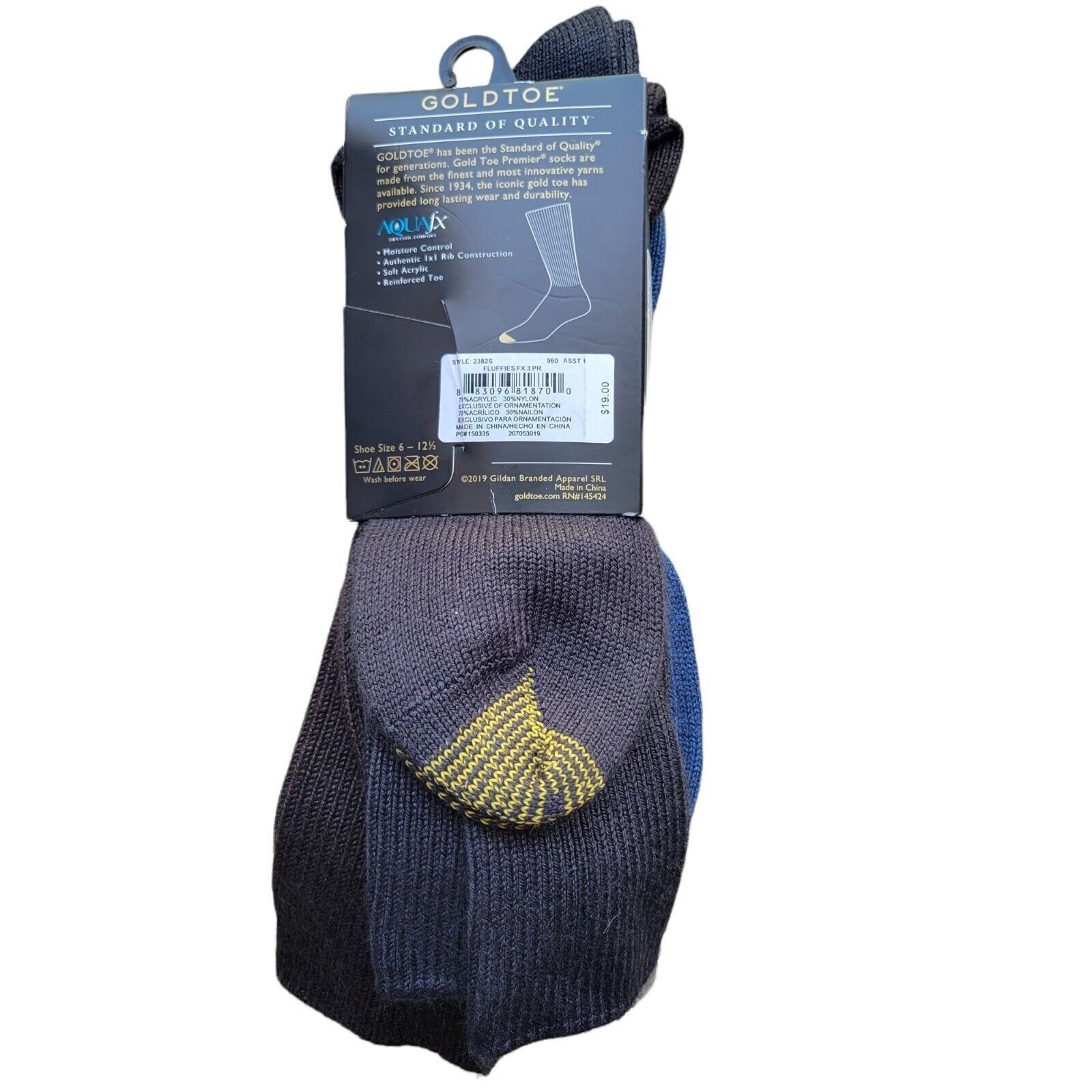 Other Men's 3-Pack Goldtoe Dress Socks. One Size Size ONE SIZE - 5 Thumbnail
