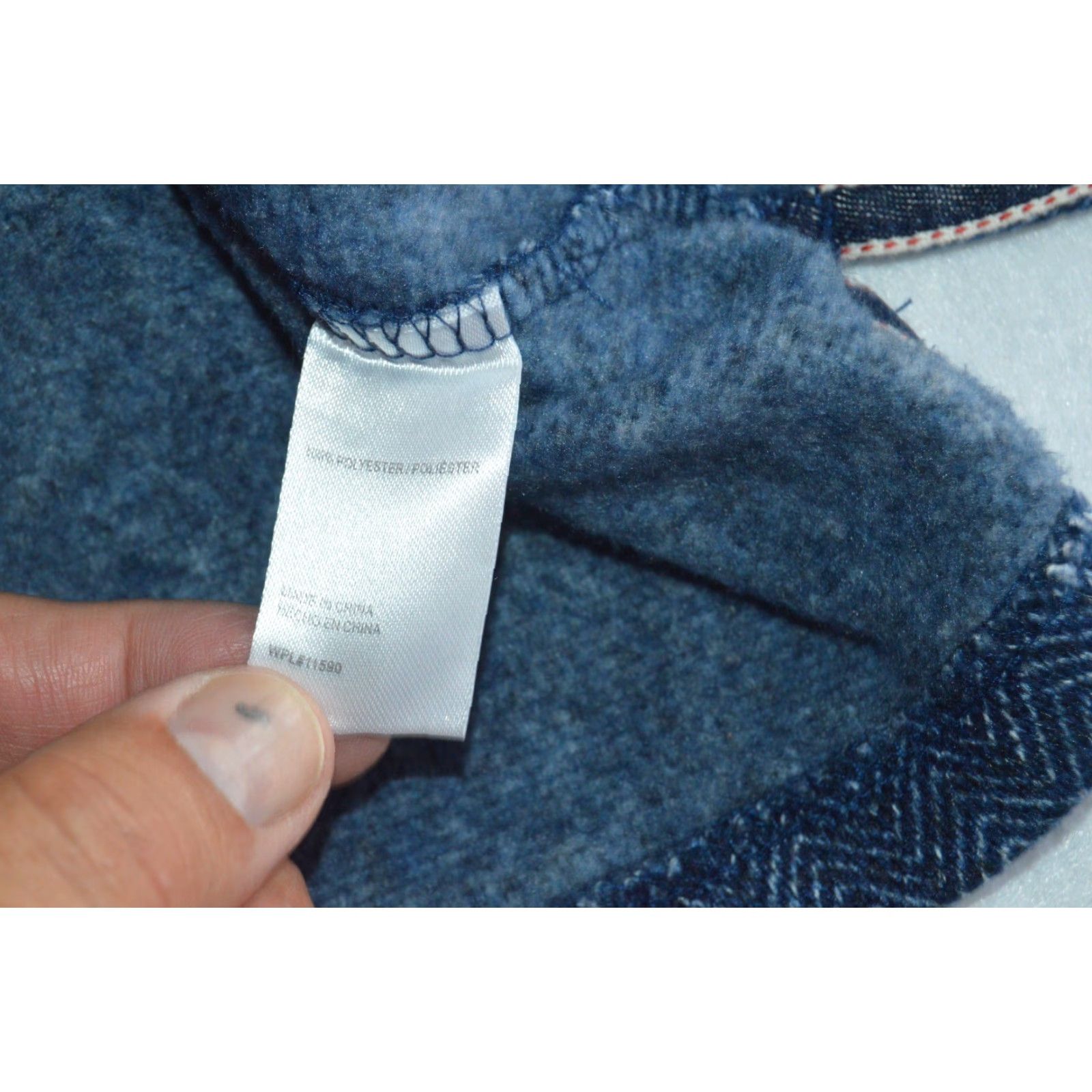 Weatherproof Weatherproof Fleece Pullover Shirt Blue Herringbone XL Men’s 1/4 Zip Mock Neck Casual Activewear Vintage Style Size US XL / EU 56 / 4 - 6 Thumbnail