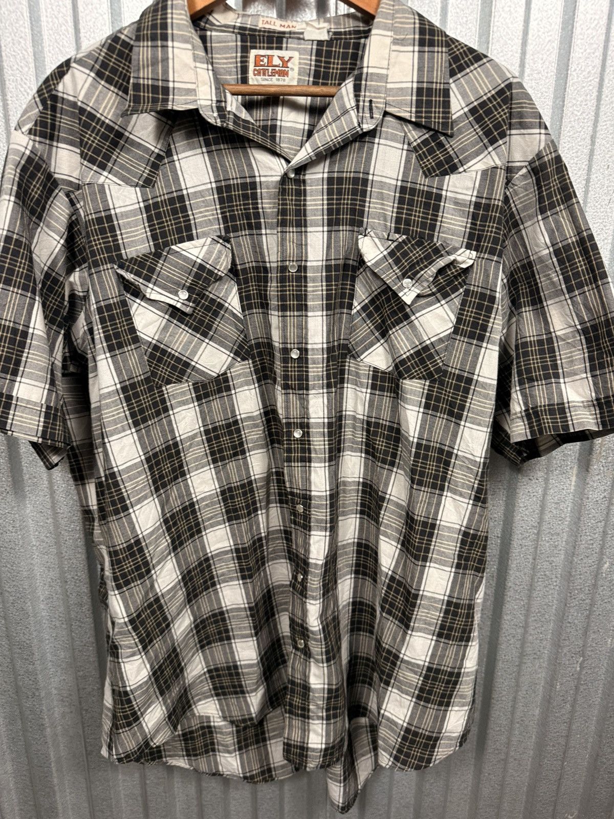 Other Vintage Ely Cattleman Tall Pearl Snap Western Button Up Size US XXL / EU 58 / 5 - 6 Thumbnail