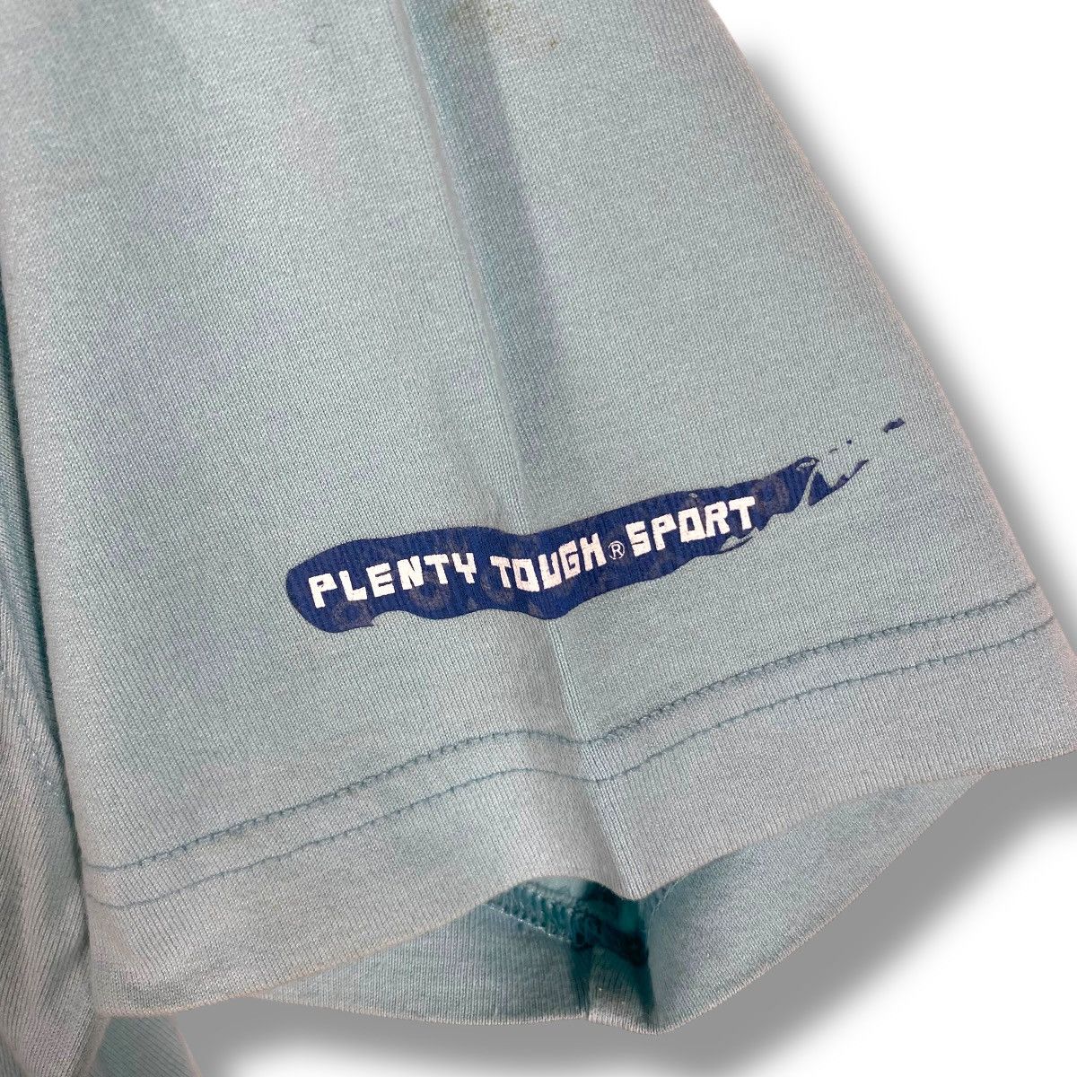 Vintage Vintage 90's PLENTY TOUGH SPORT Lv Monogram Graphic Tee Size US M / EU 48-50 / 2 - 5 Thumbnail