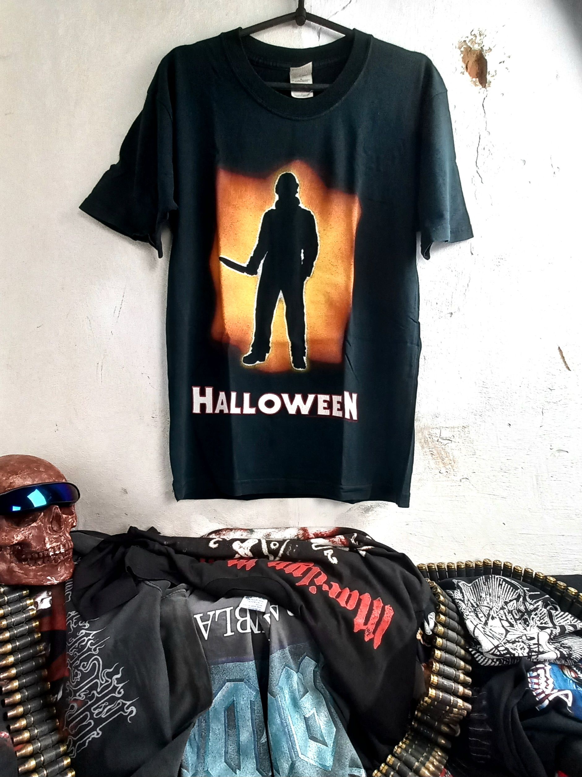 Pre-owned Movie X Vintage Halloween Movie Vintage T-shirt 2004 In Black