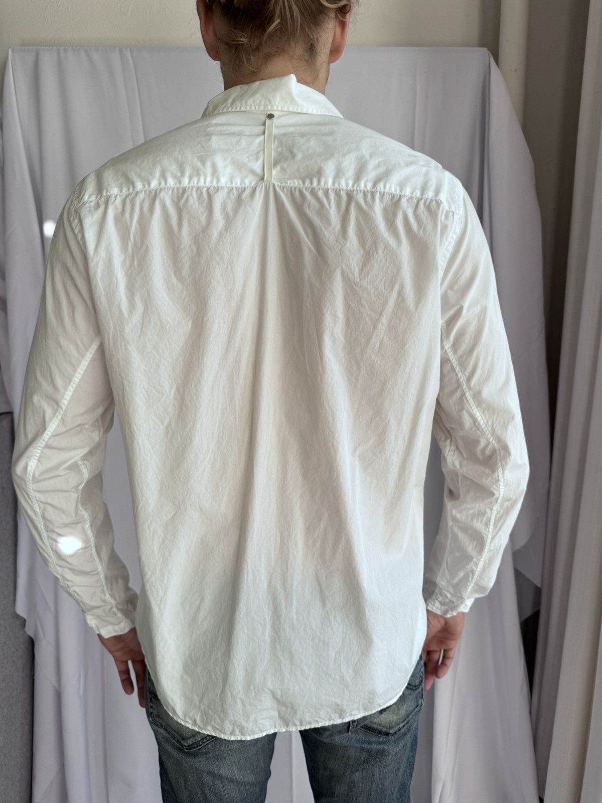 OAMC White Button up with Buckle detail Size US L / EU 52-54 / 3 - 5 Thumbnail