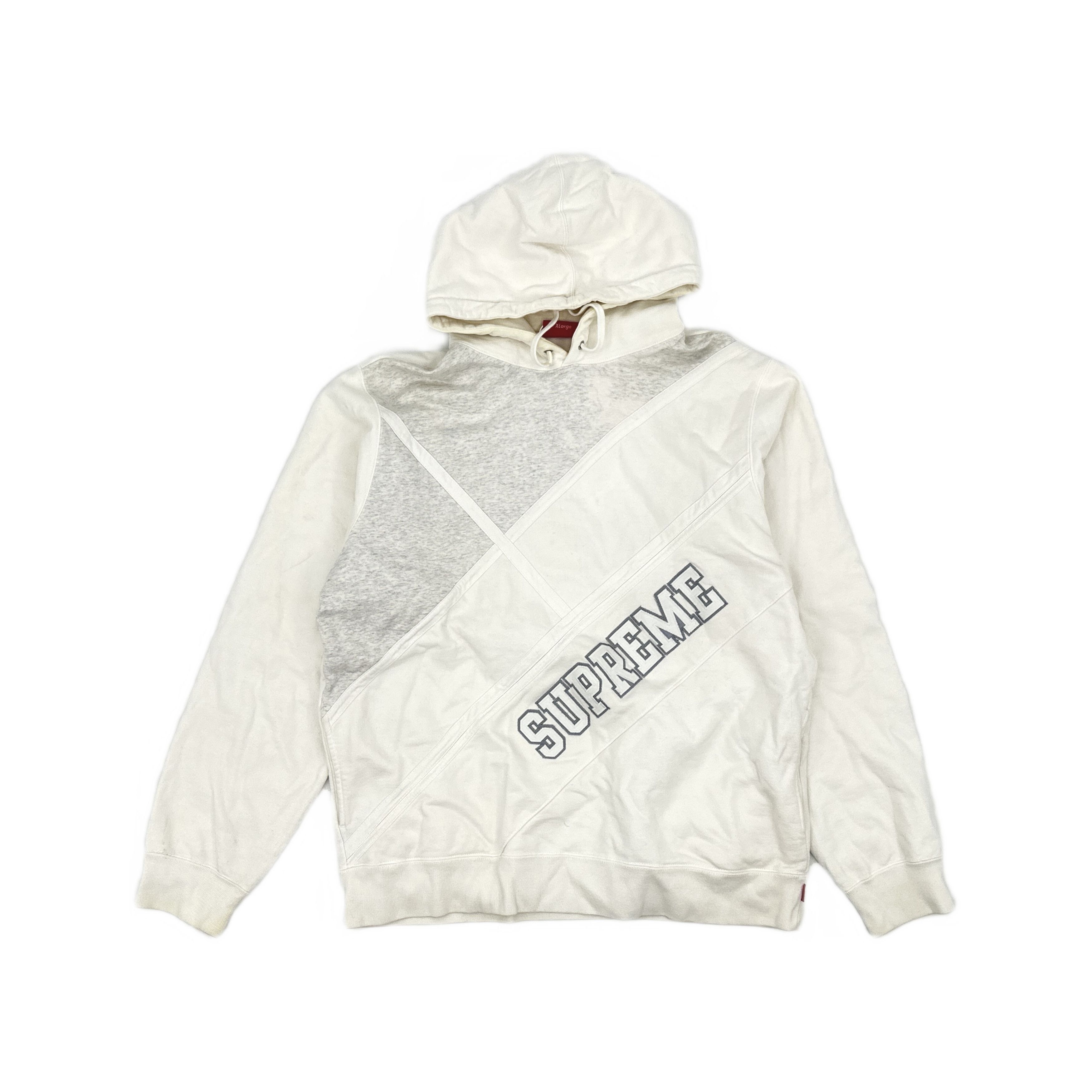 Supreme Supreme Diagonal Logo Hoodie Size XL Size US XL / EU 56 / 4 - 1 Thumbnail