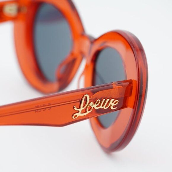 Loewe Loewe LW40112I 66V Sunglasses Red Butterfly Frame, Blue Size ONE SIZE - 6 Thumbnail