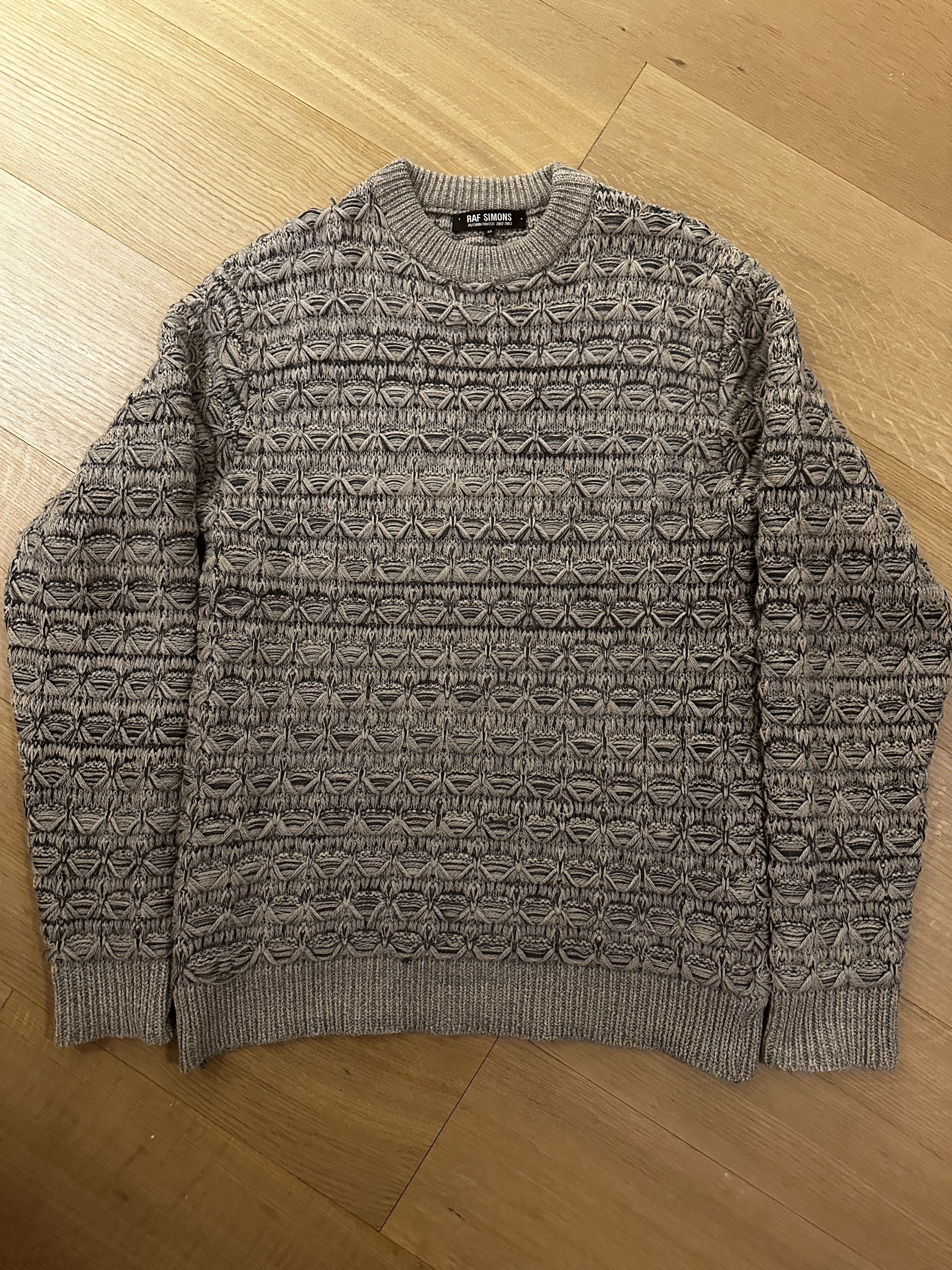 Raf Simons AW02 Virginia Creeper Forest Knit Sweater Size US S / EU 44-46 / 1 - 2 Thumbnail
